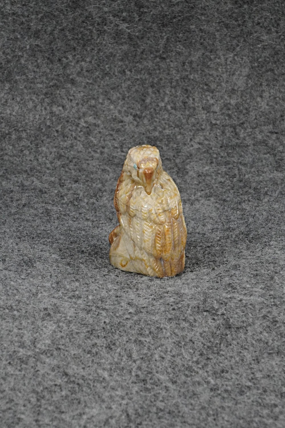 Eagle Zuni Fetish Carving - Randy Lucio