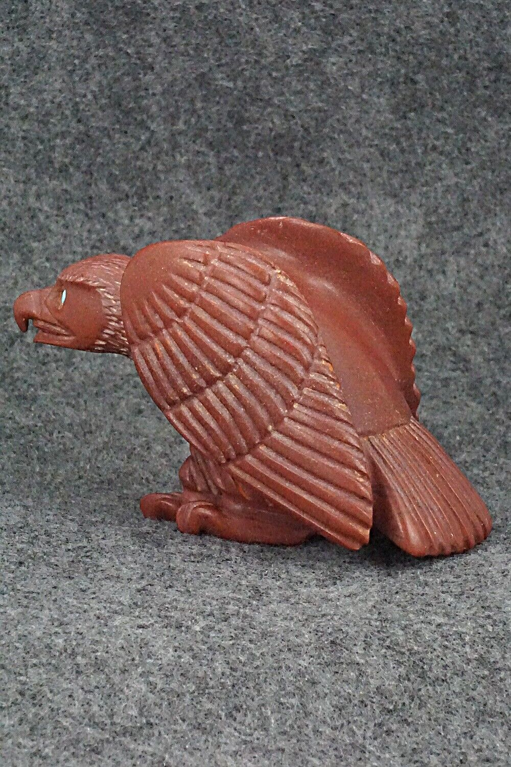 Eagle Zuni Fetish Carving - Albert Eustace Sr.
