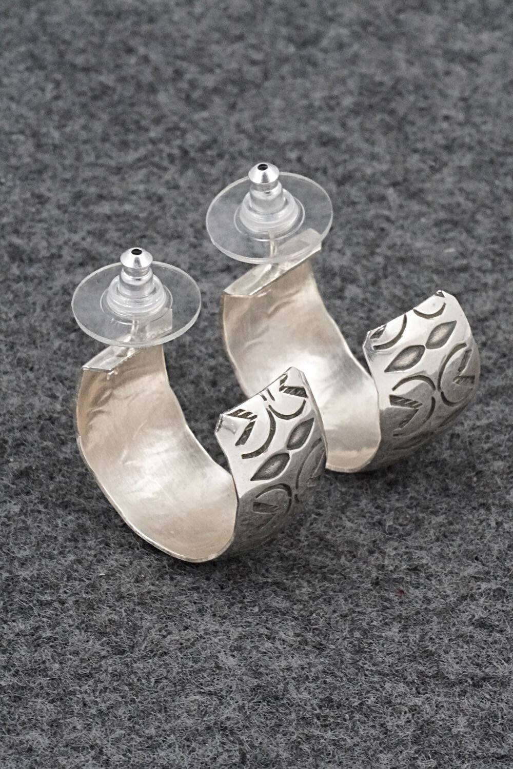 Sterling Silver Hoop Earrings - Nora Ashley