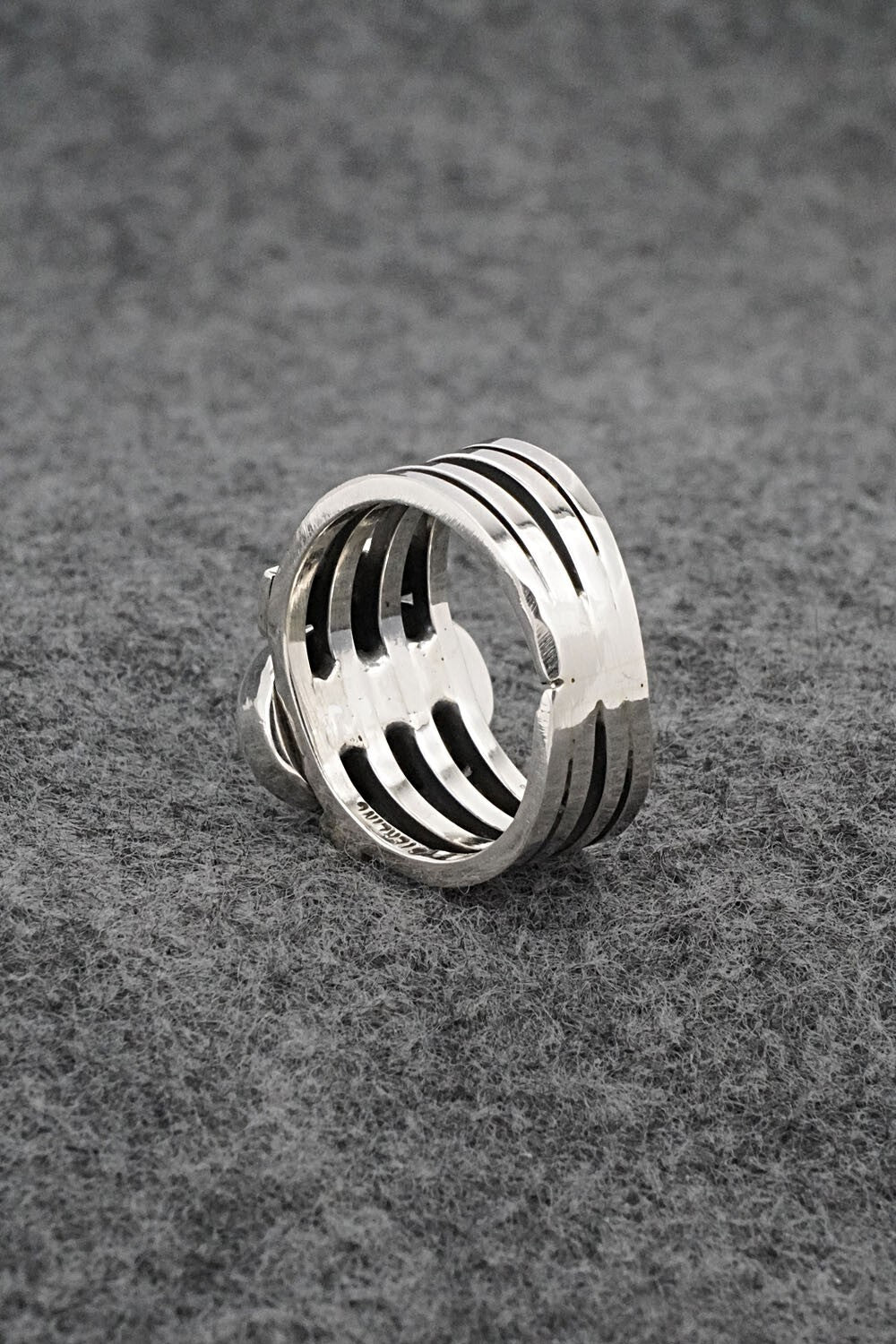 Turquoise & Sterling Silver Ring - Thomas Yazzie - Size 7