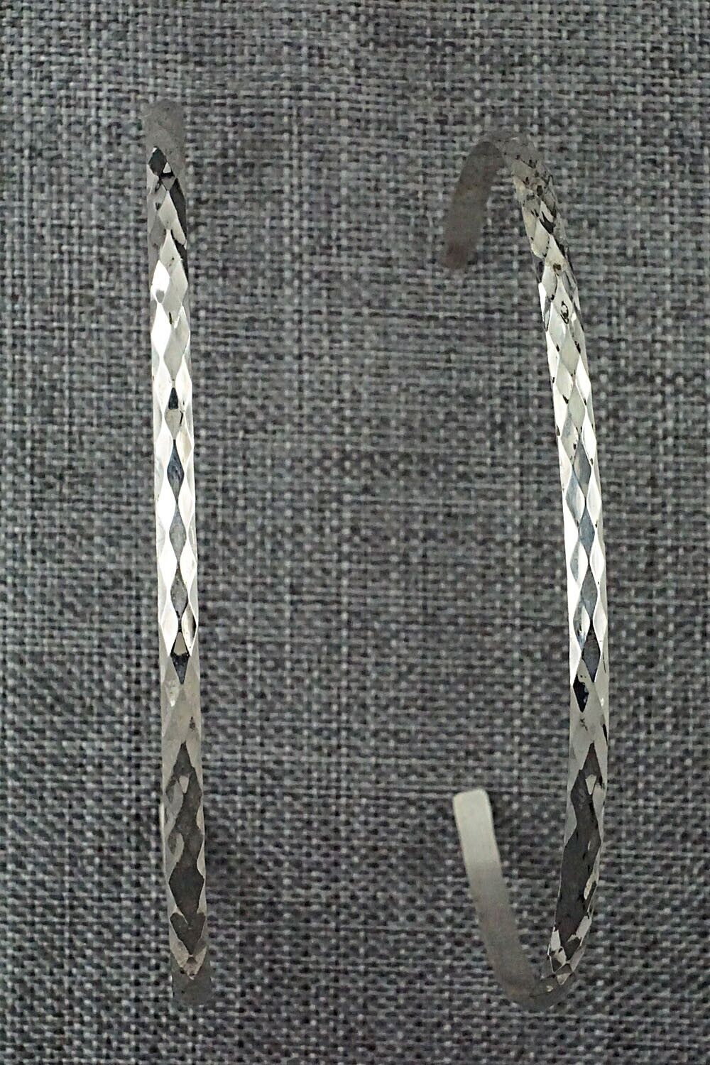 Sterling Silver Large Hoop Earrings - Nashina Leonard
