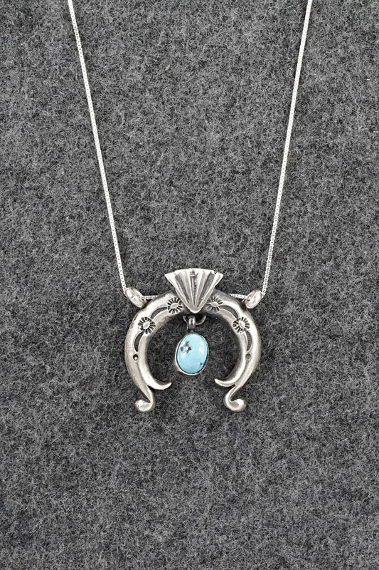 Turquoise & Sterling Silver Necklace - Gary Shorty