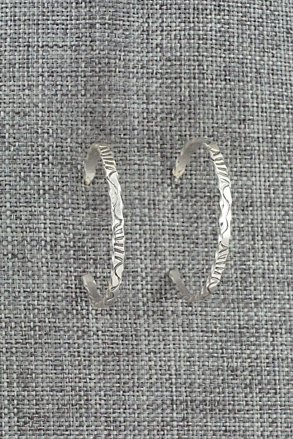 Sterling Silver Hoop Earrings - Elaine Tahe