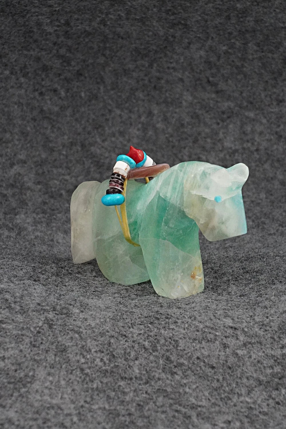 Horse Zuni Fetish Carving - Rodney Laiwakete