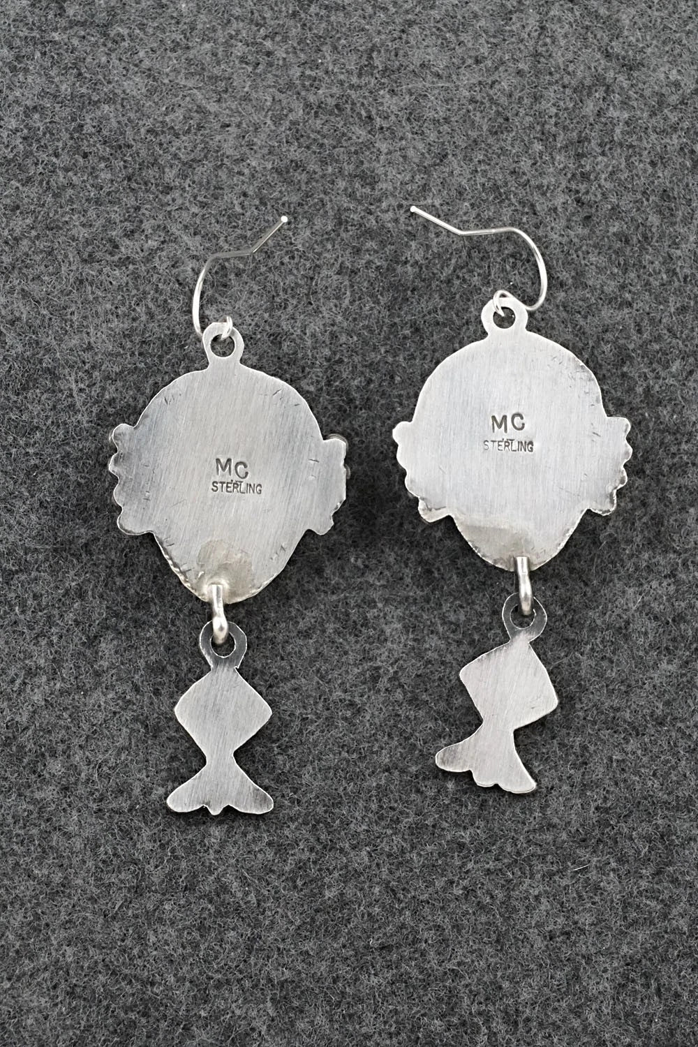 Turquoise & Sterling Silver Earrings - Michael Calladitto