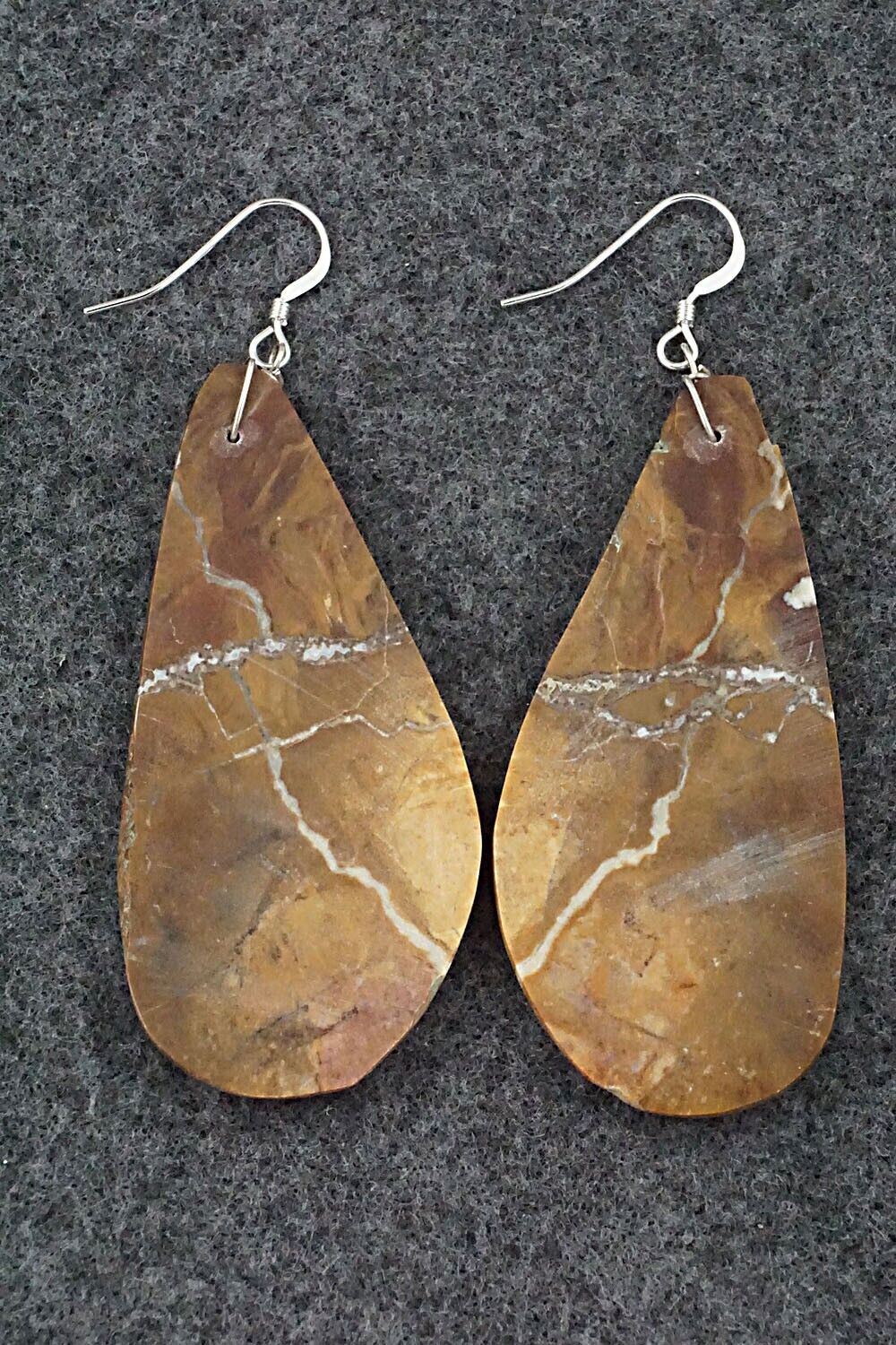 Wild Horse & Sterling Silver Earrings - Francis Garcia