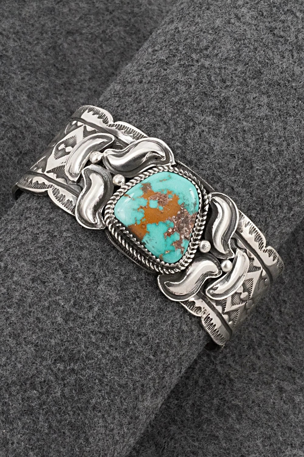 Turquoise & Sterling Silver Bracelet - Tillie Jon