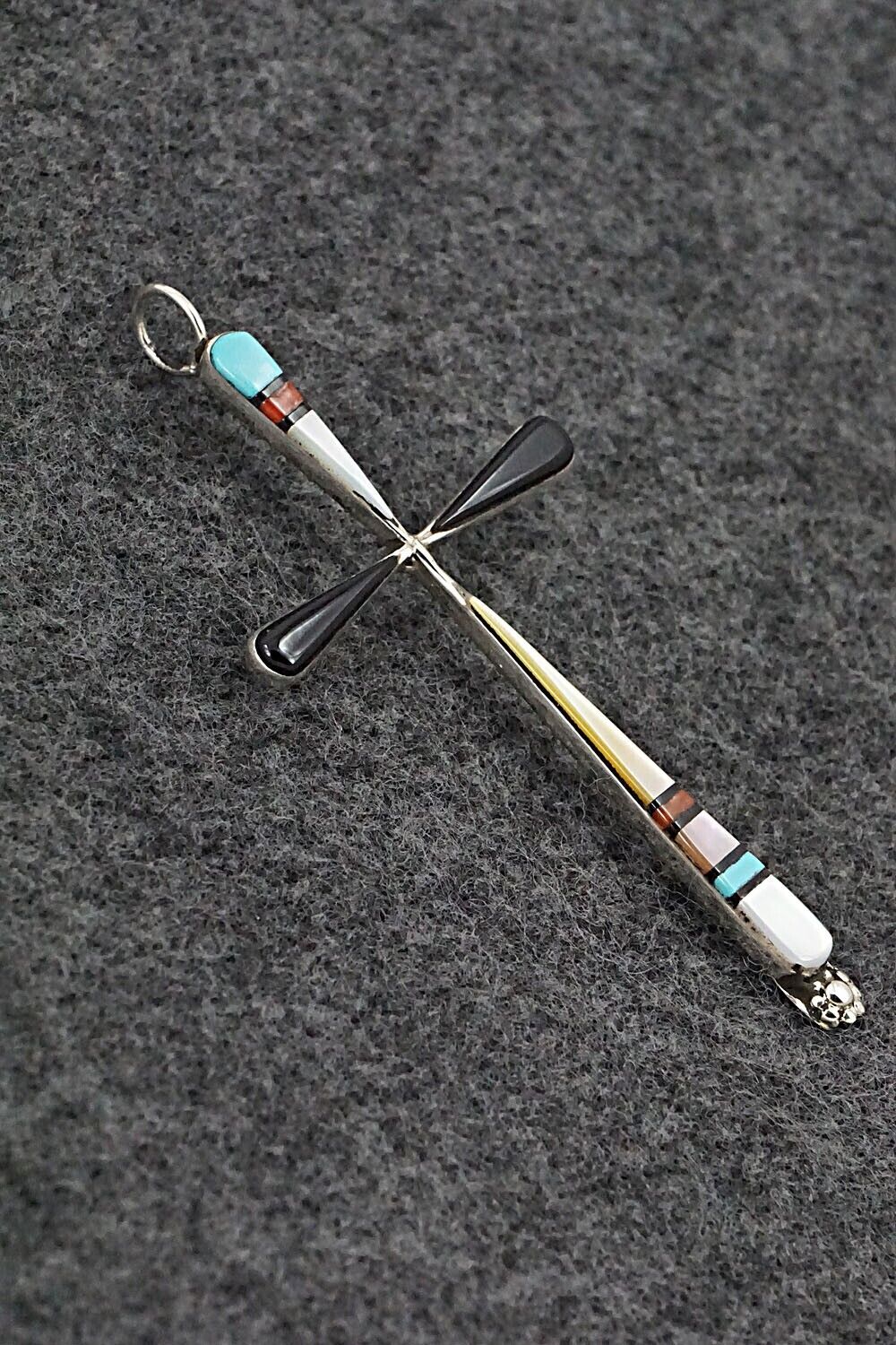 Multi-Stone & Sterling Silver Pendant - Sylvester Noche