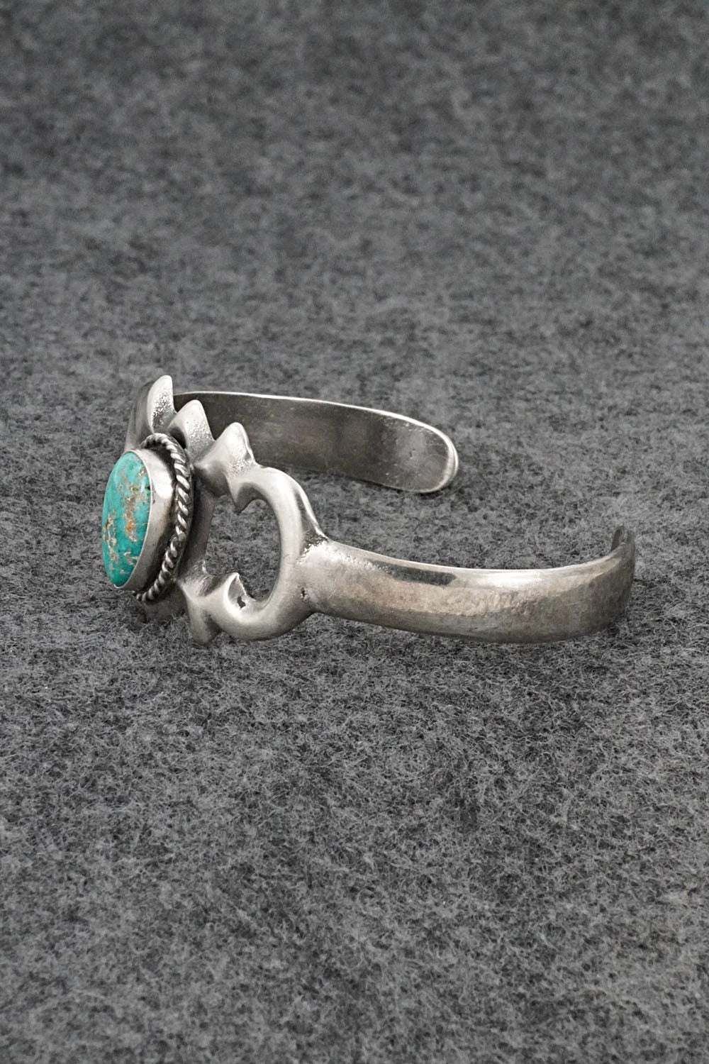 Turquoise & Sterling Silver Bracelet - Eugene Gruber