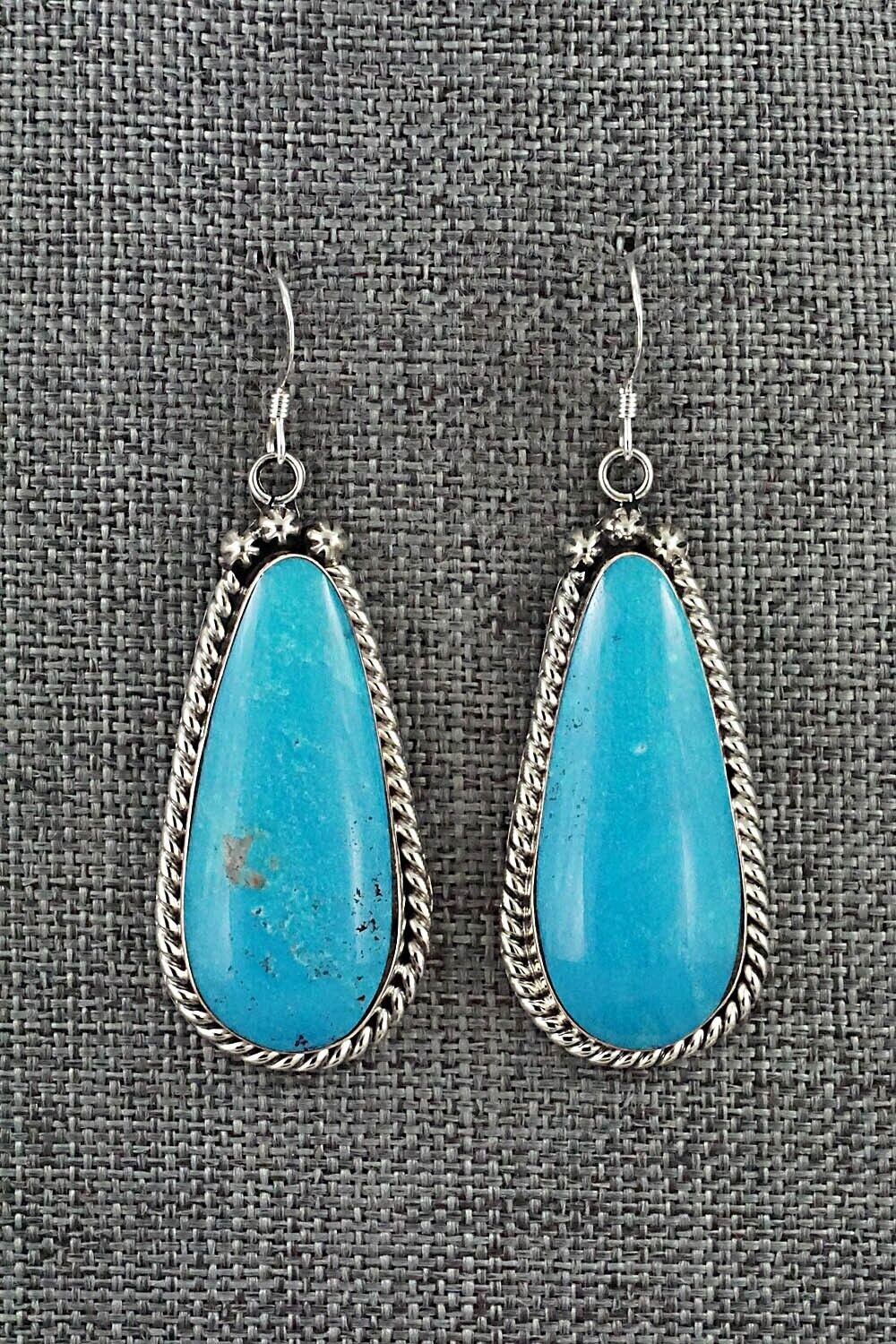 Turquoise & Sterling Silver Earrings - Brandon Belin