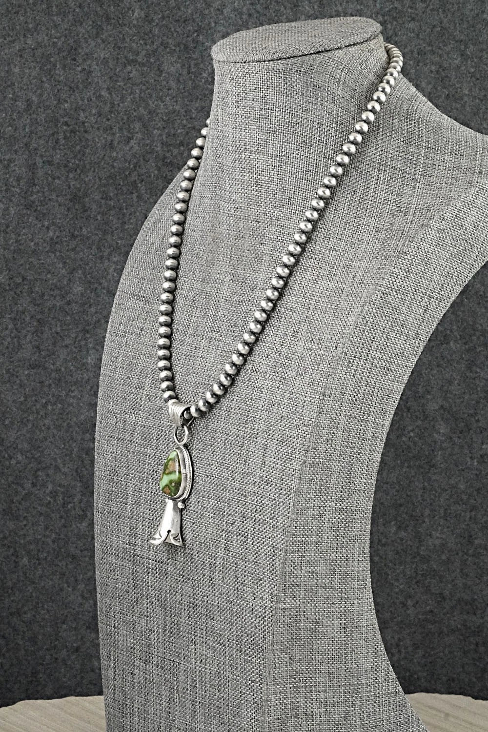 Turquoise & Sterling Silver Necklace - Sharon McCarthy