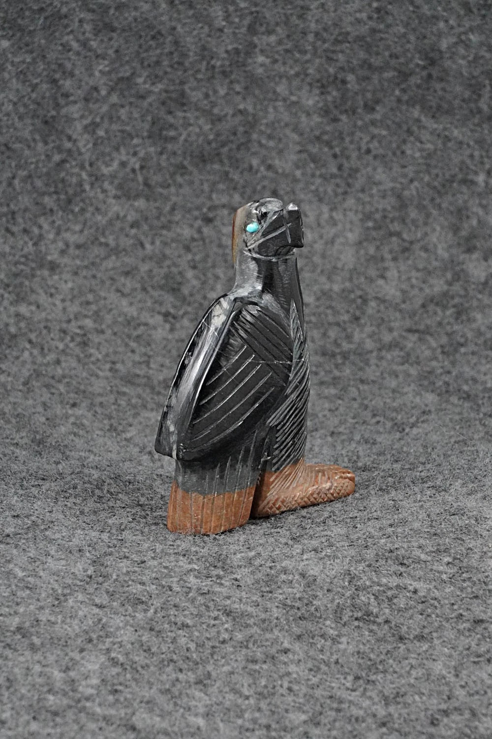Eagle Zuni Fetish Carving - Stephan Lonjose