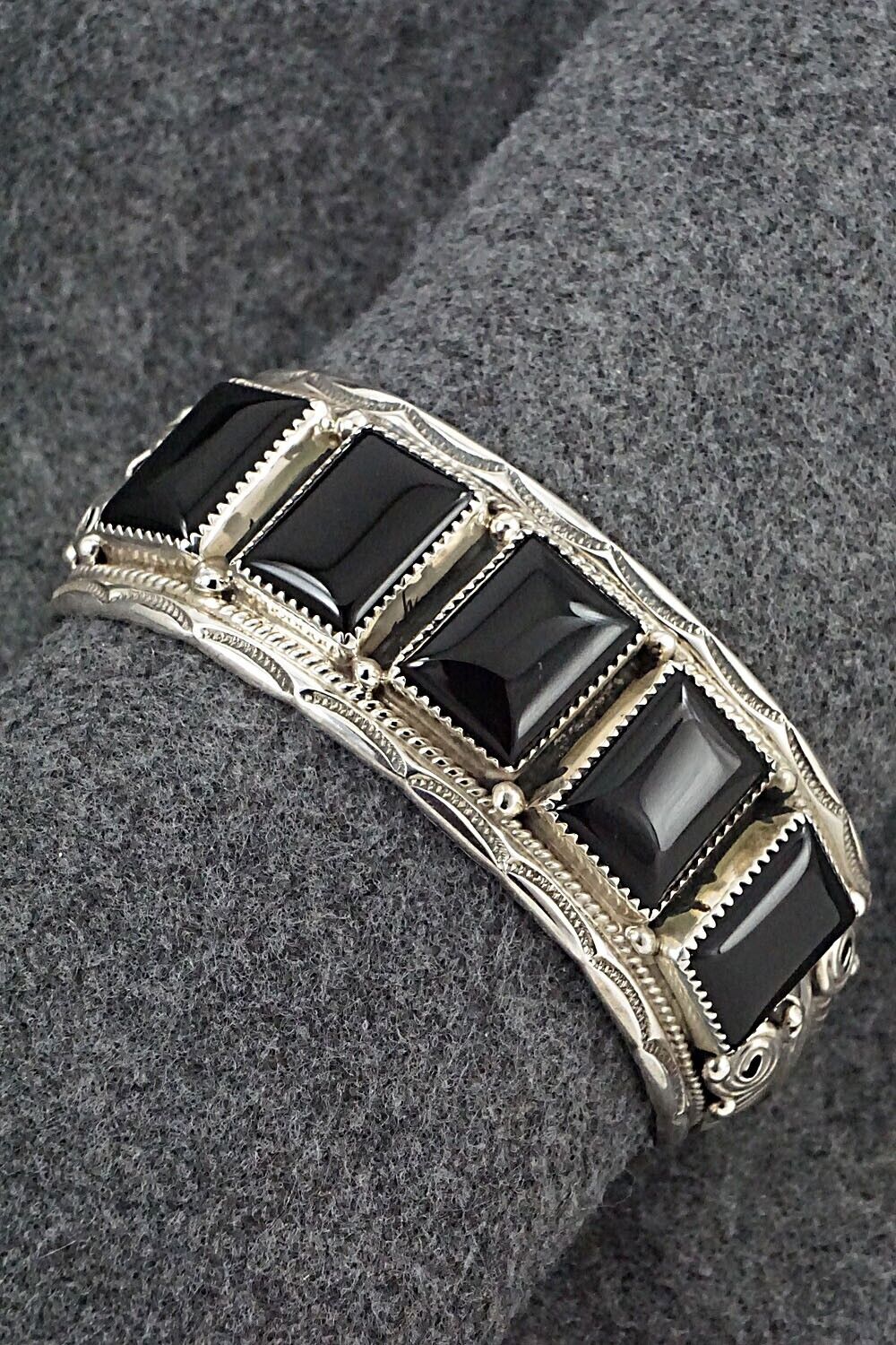 Onyx & Sterling Silver Bracelet - Darrell Morgan