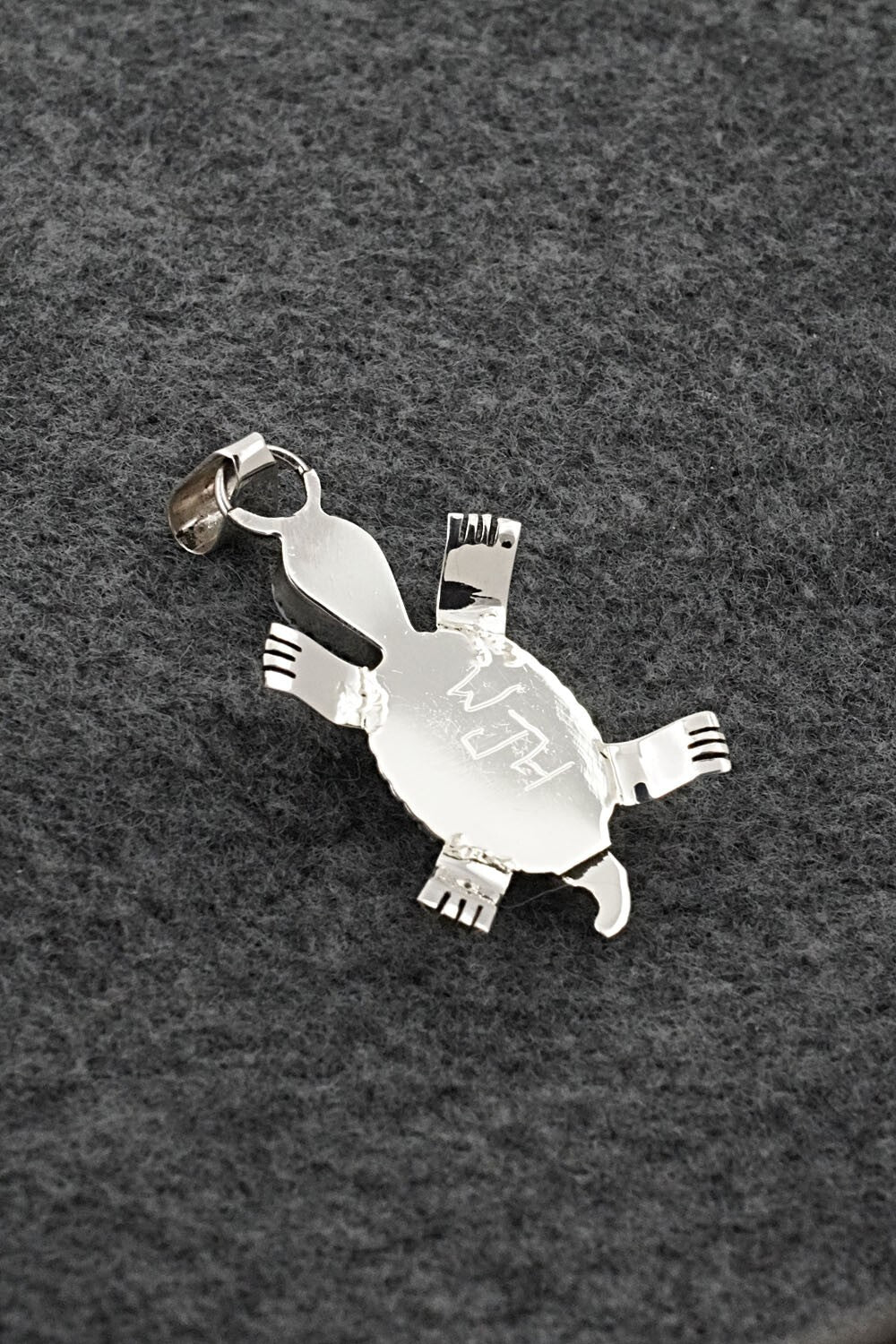 Multi-Stone & Sterling Silver Inlay Pendant - Wayne Haloo