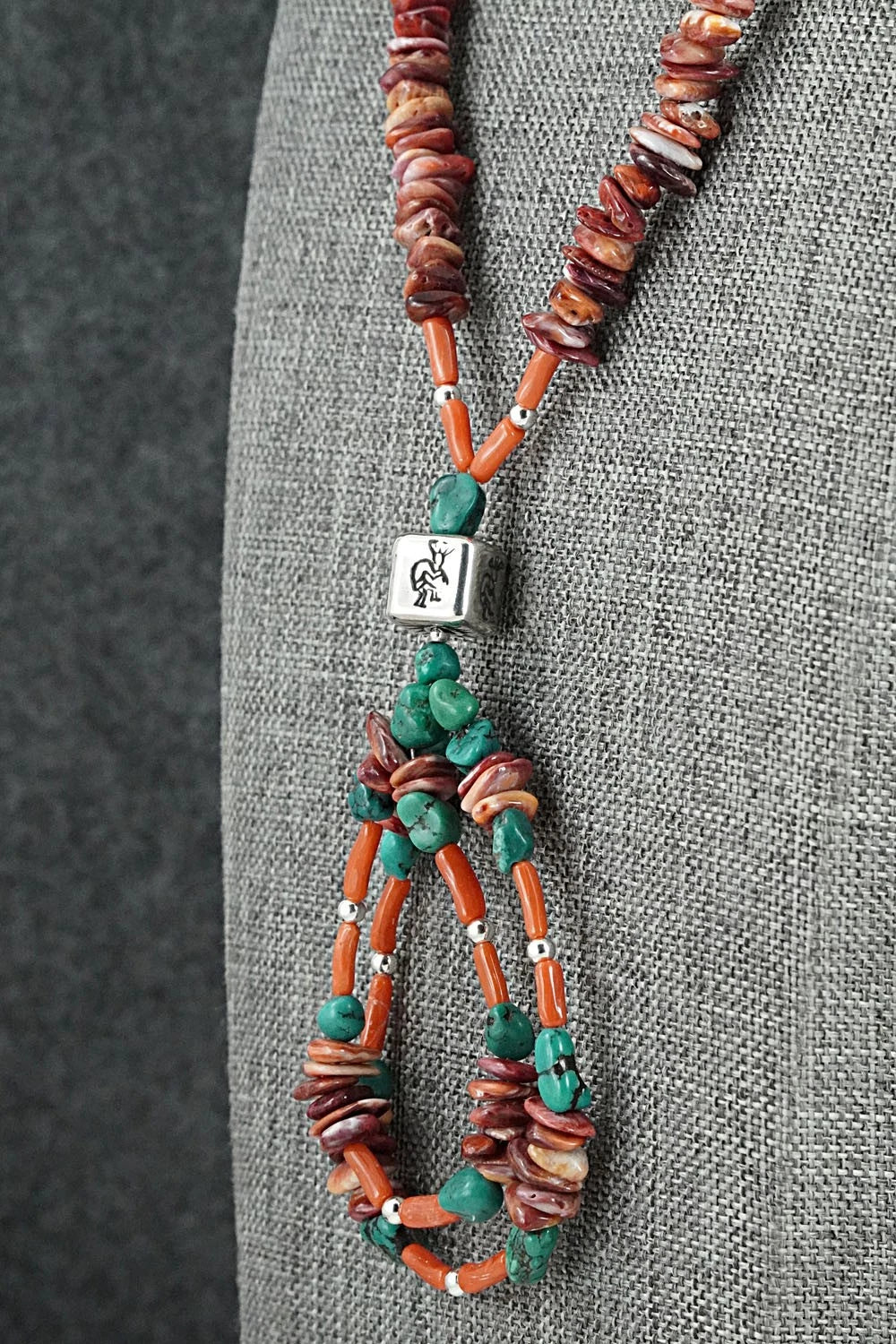 Multi-Stone & Sterling Silver Necklace Set - Erica Brown