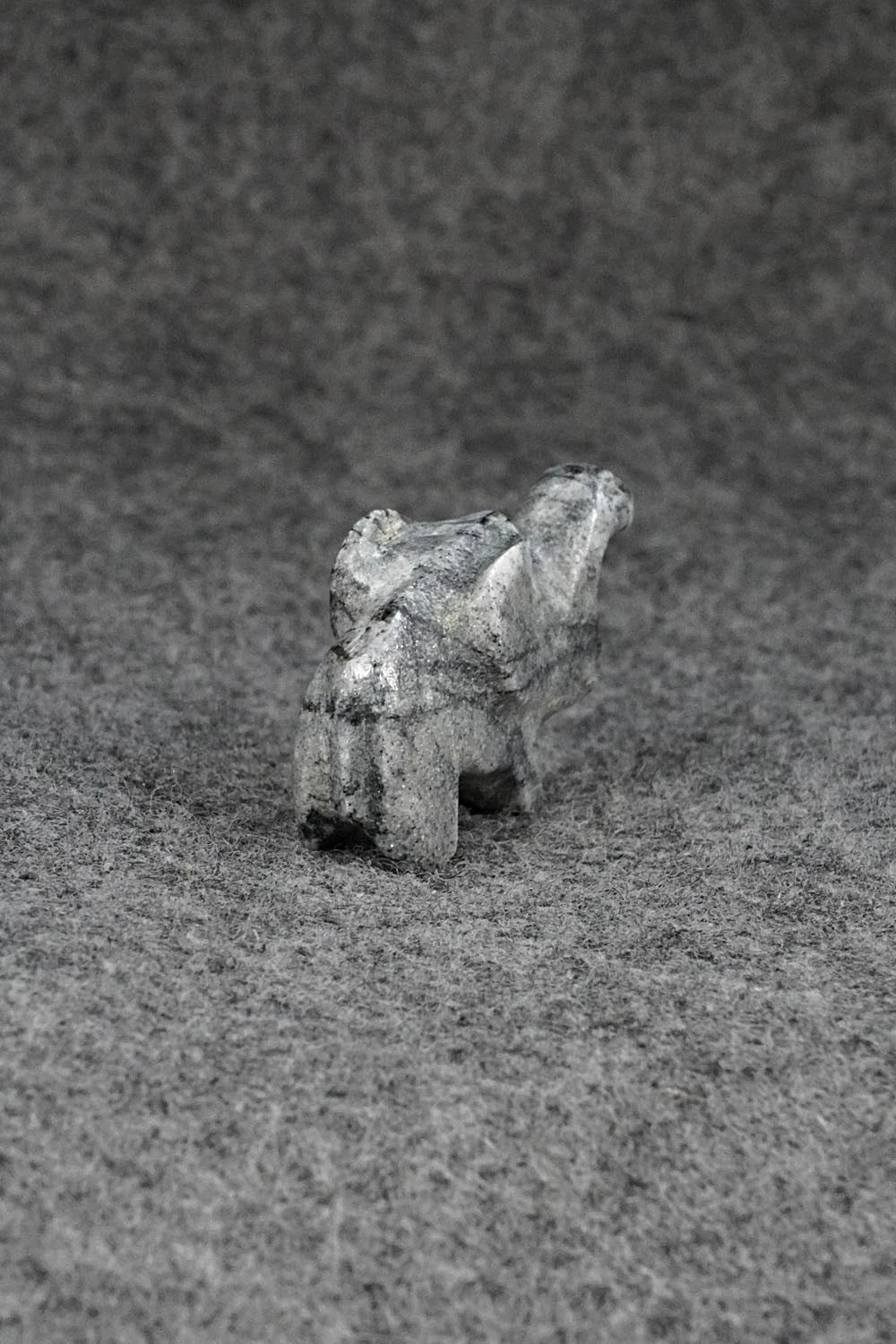 Elephant Zuni Fetish Carving - Calvert Bowannie