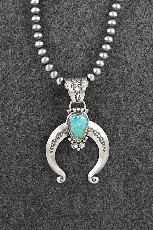 Turquoise & Sterling Silver Necklace - Samuel Yellowhair