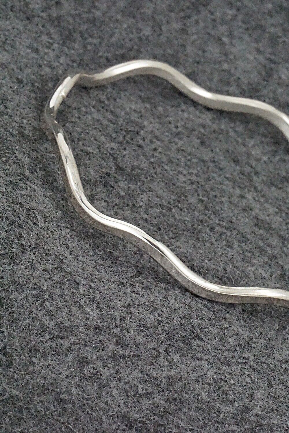 Sterling Silver Bangle Bracelet - Elaine Tahe