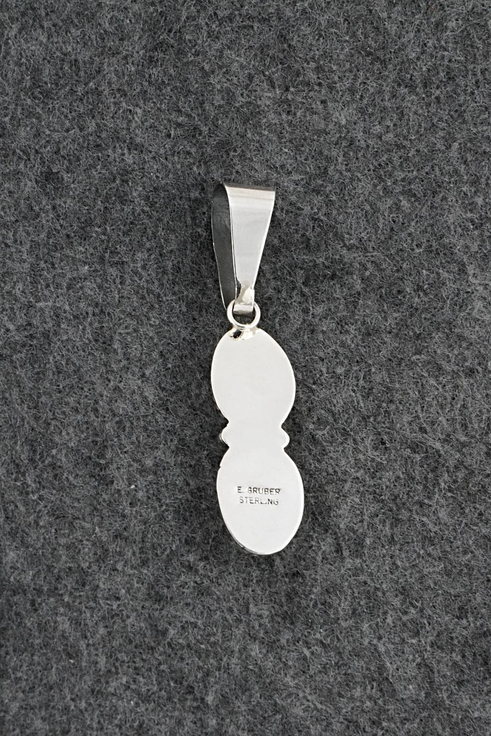 Turquoise & Sterling Silver Pendant - Eugene Gruber