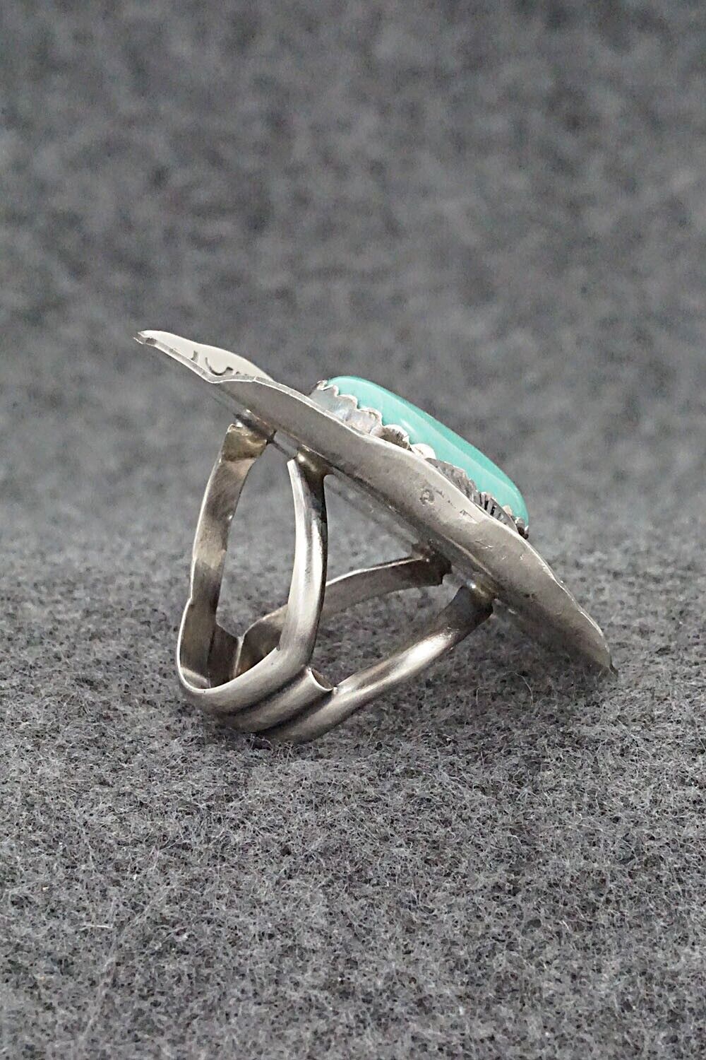 Turquoise & Sterling Silver Ring - Tim Yazzie - Size 7