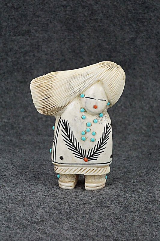 Corn Maiden Zuni Fetish Carving - Claudia Peina