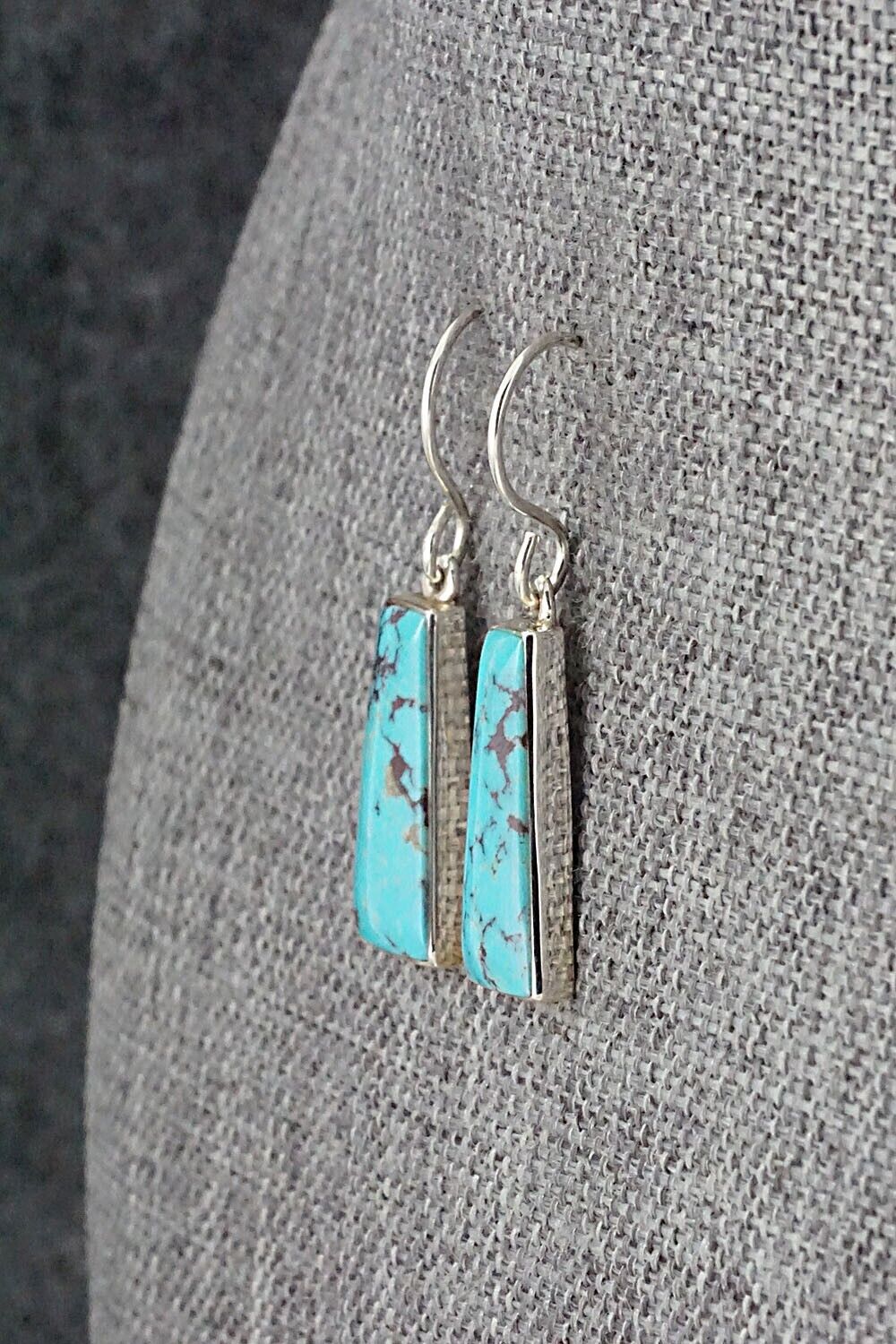 Turquoise & Sterling Silver Earrings - Cathy Webster
