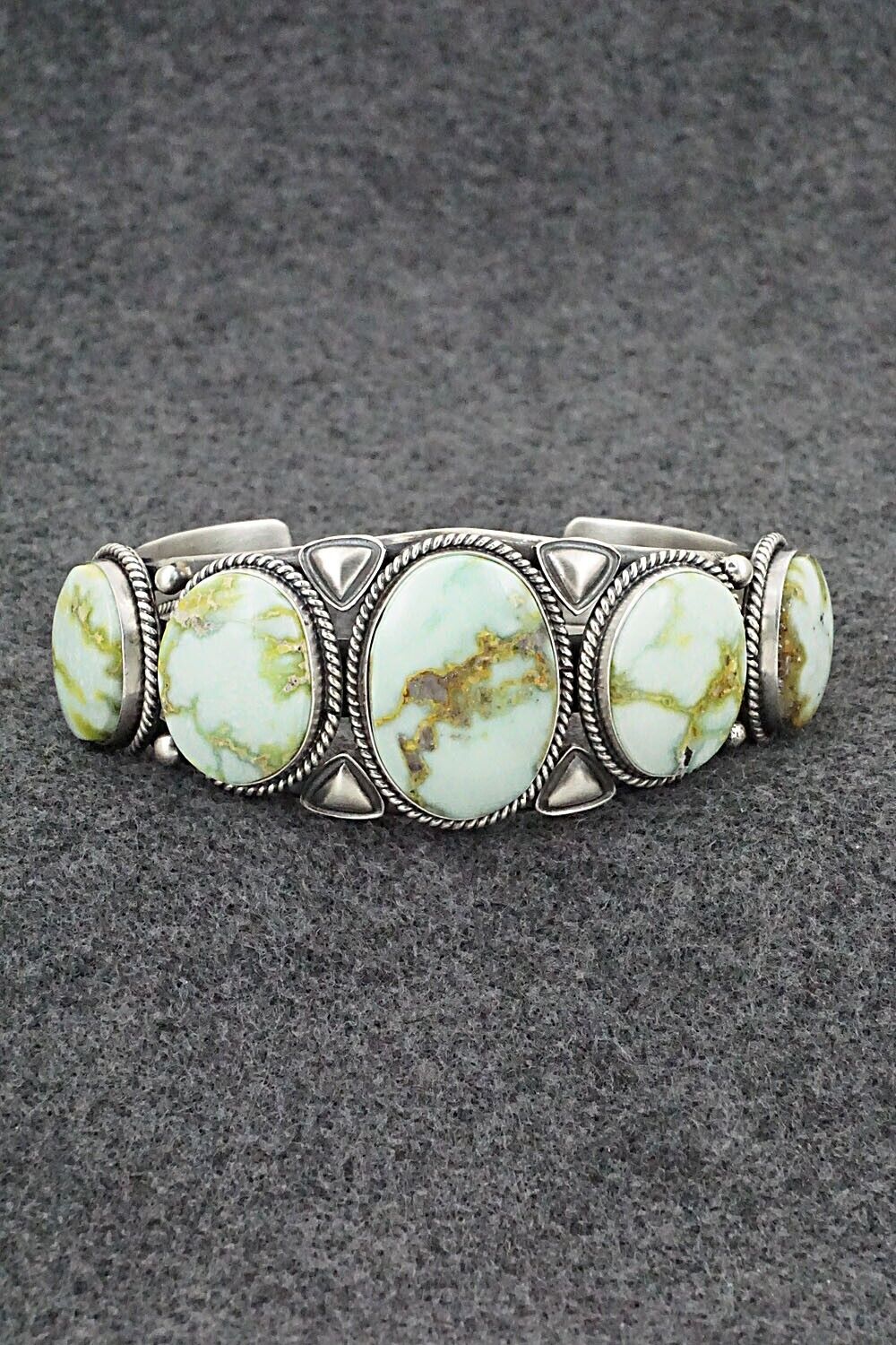 Variscite & Sterling Silver Bracelet - Derrick Gordon
