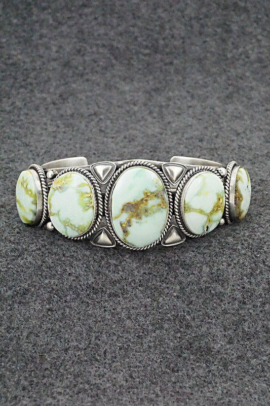 Variscite & Sterling Silver Bracelet - Derrick Gordon