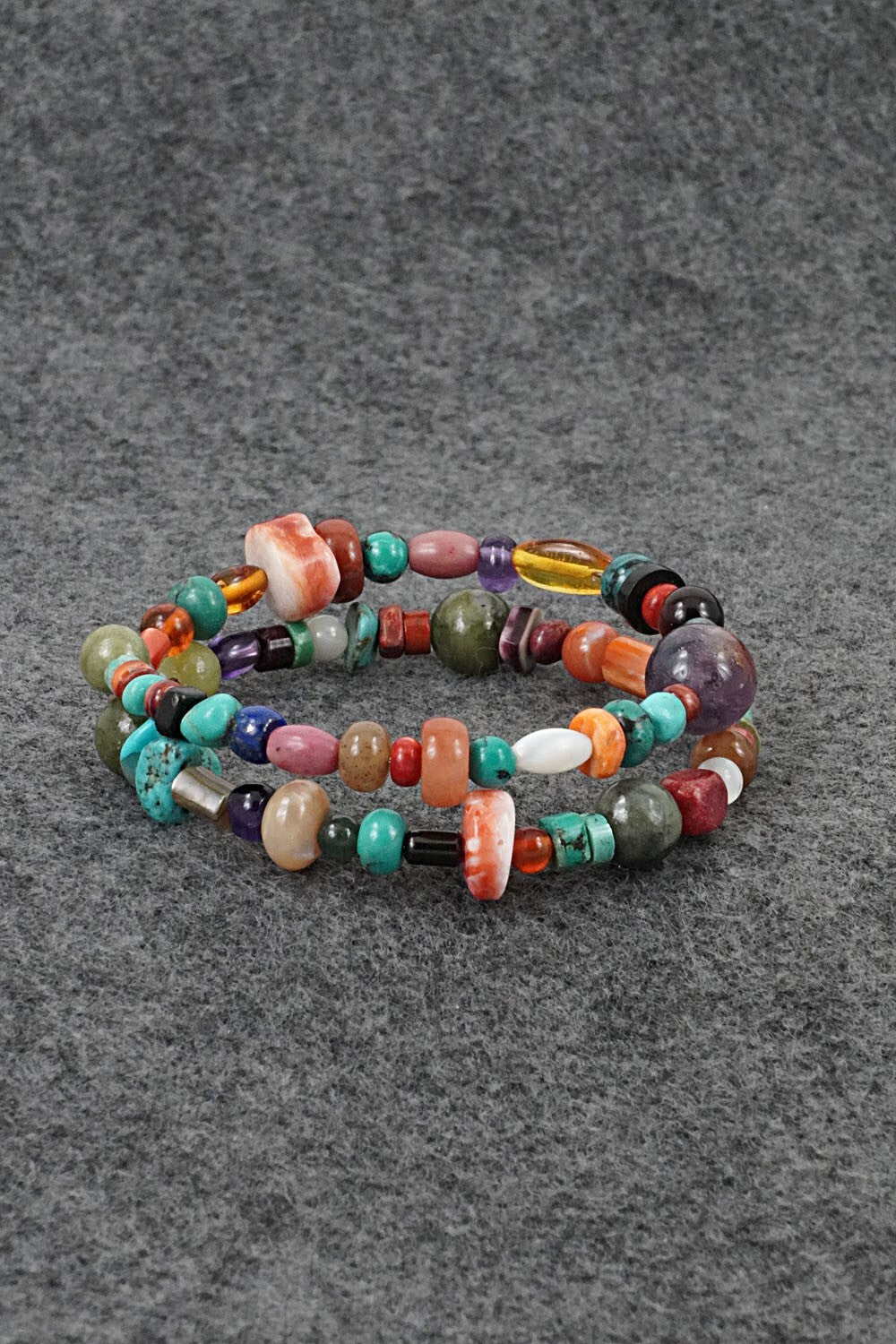 Multi-Stone Beaded Bracelet - Helen Tsosie