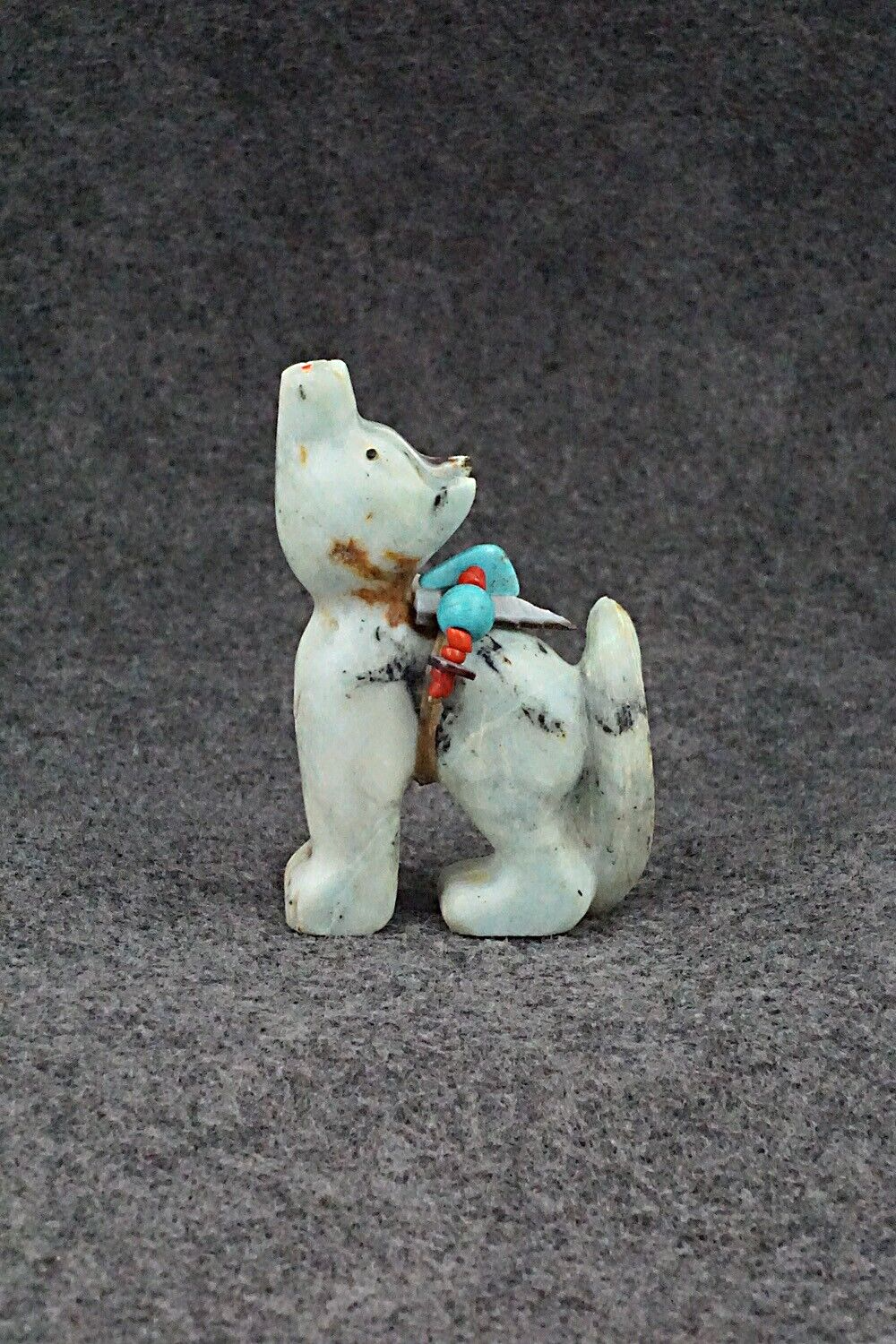 Wolf Zuni Fetish Carving - Douglas Martza