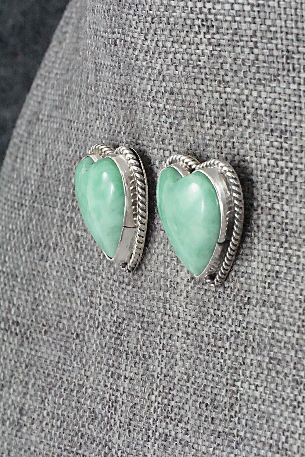 Turquoise and Sterling Silver Earrings - Sharon McCarthy