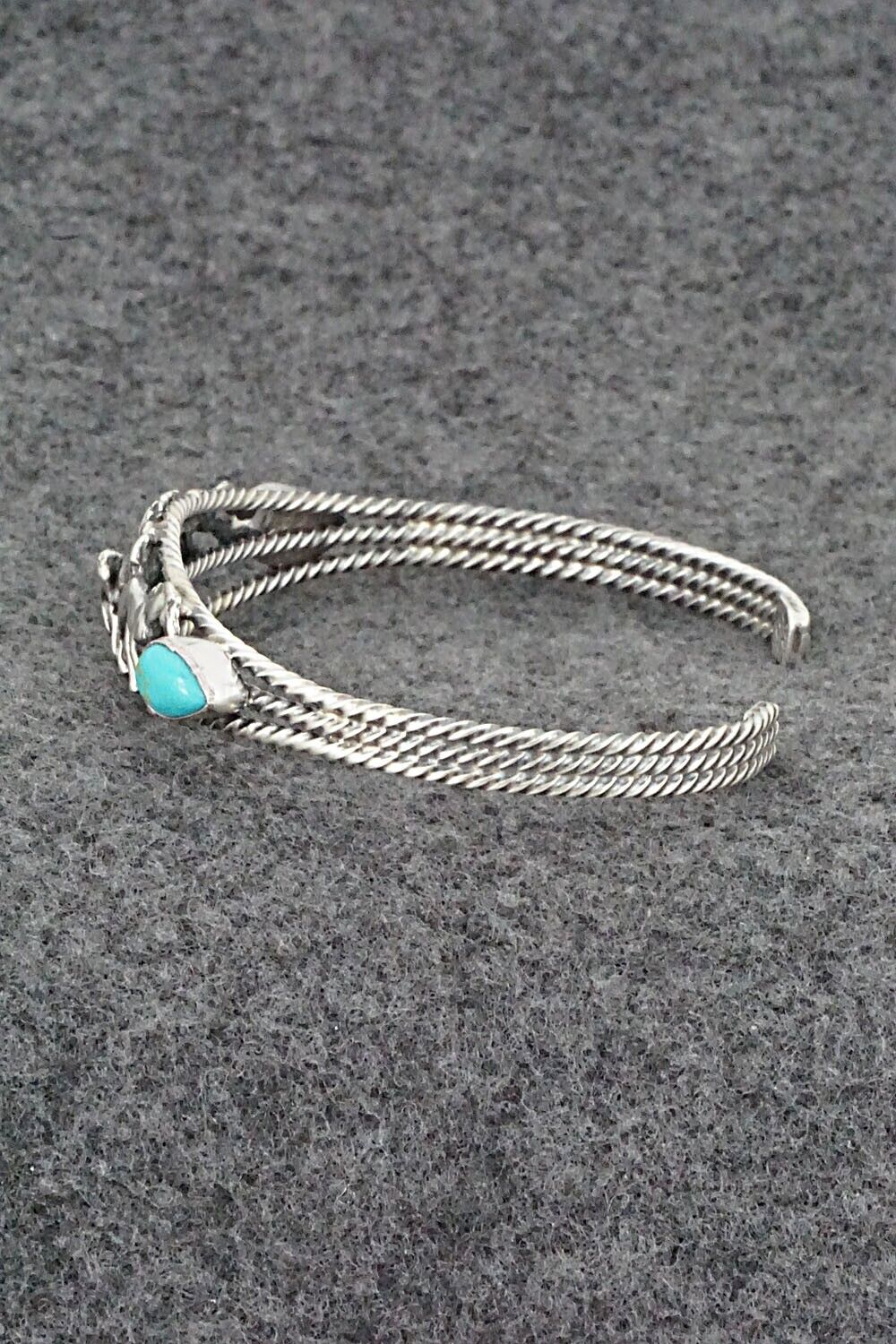 Turquoise & Sterling Silver Bracelet - Bobby Platero