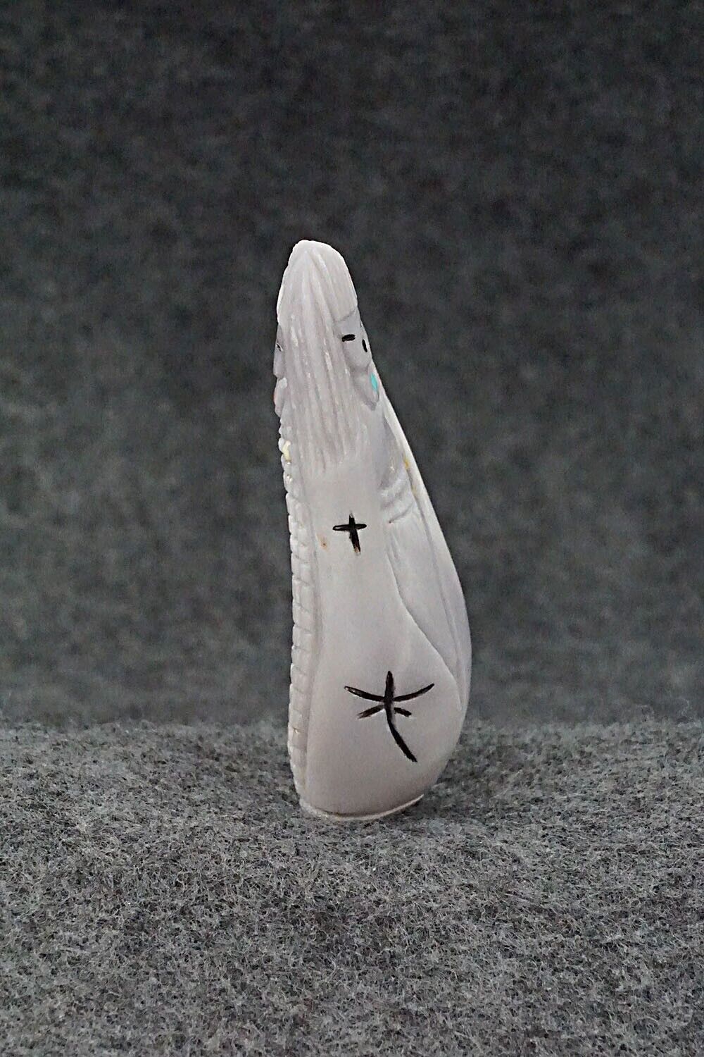 Corn Maiden Zuni Fetish Carving - Sandra Quandelacy