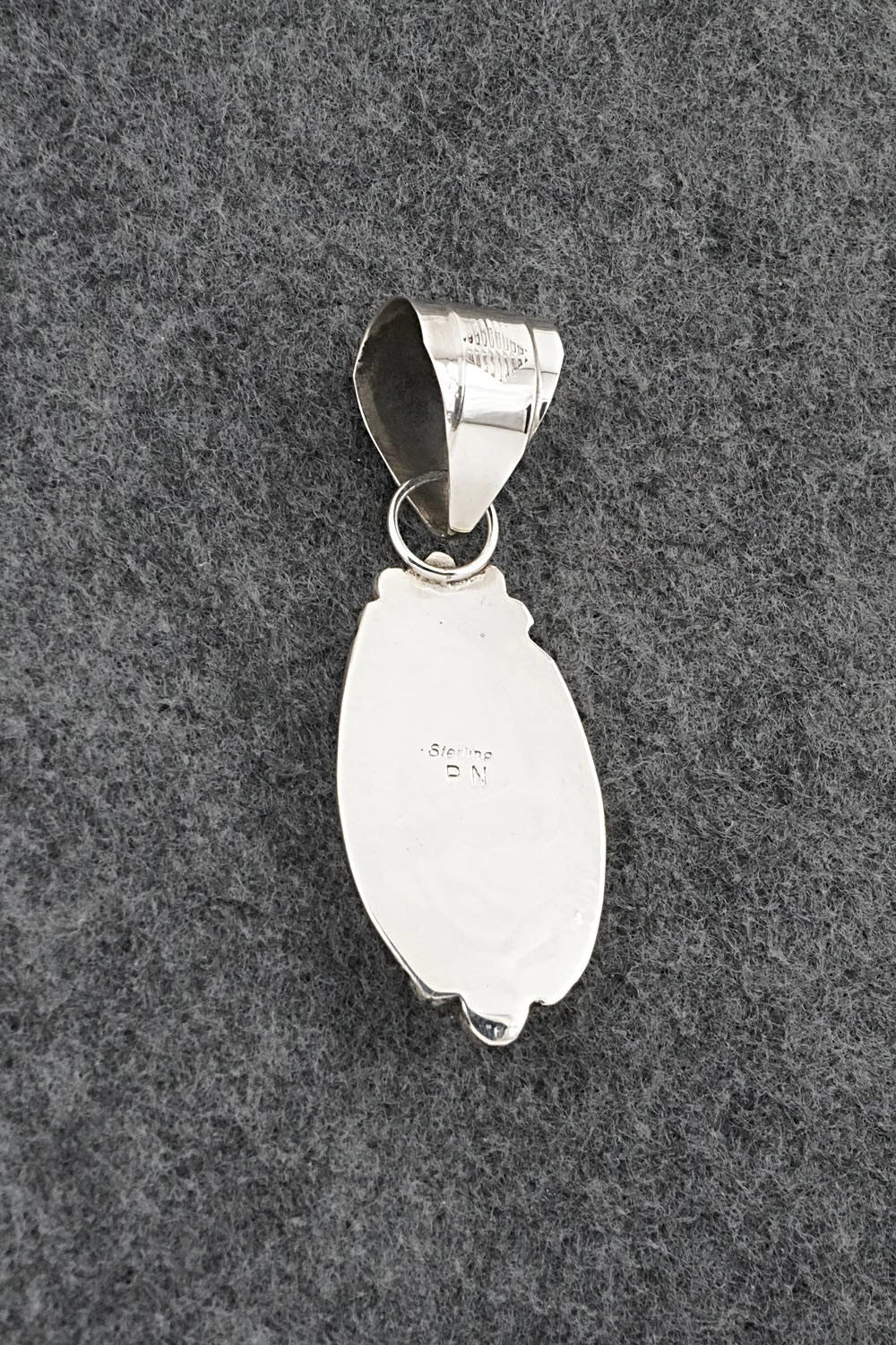 Turquoise & Sterling Silver Pendant - Phil Nez