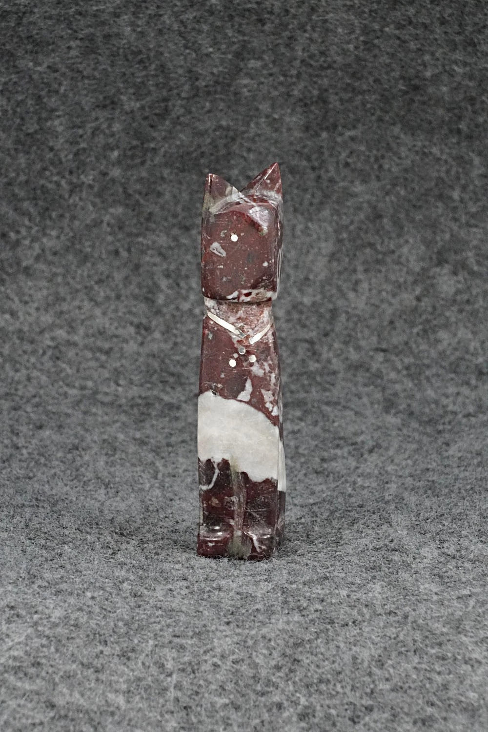 Cat Zuni Fetish Carving - Kenny Chavez
