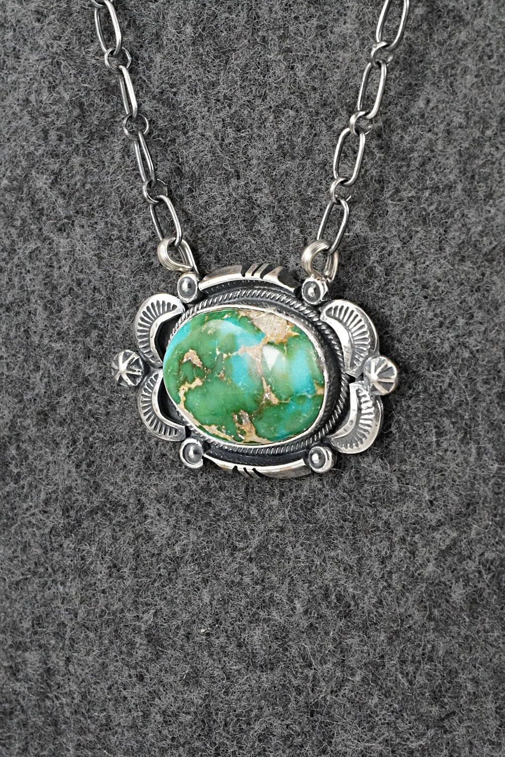 Turquoise & Sterling Silver Necklace - Daniel Benally