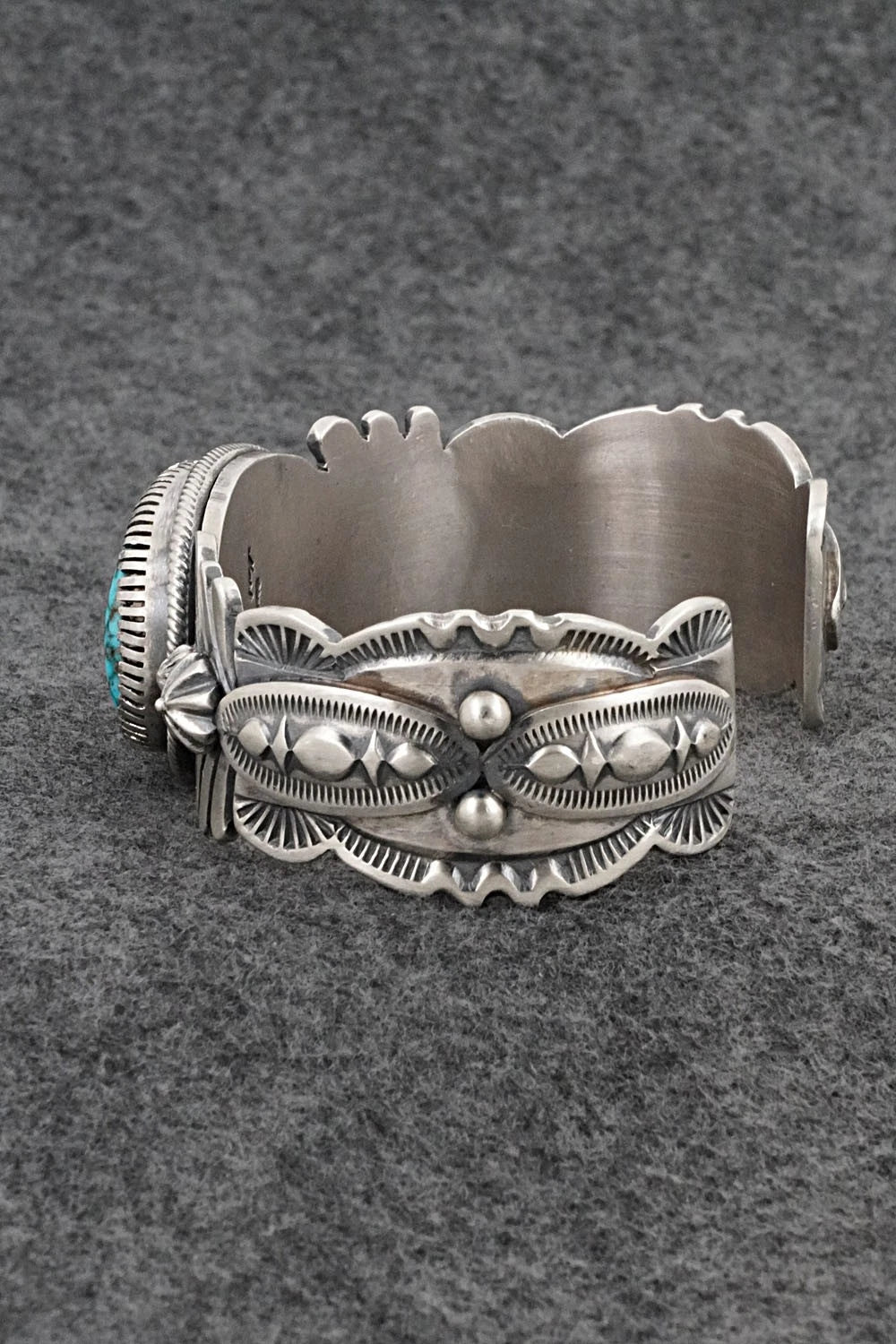 Turquoise & Sterling Silver Bracelet - Mark Yazzie