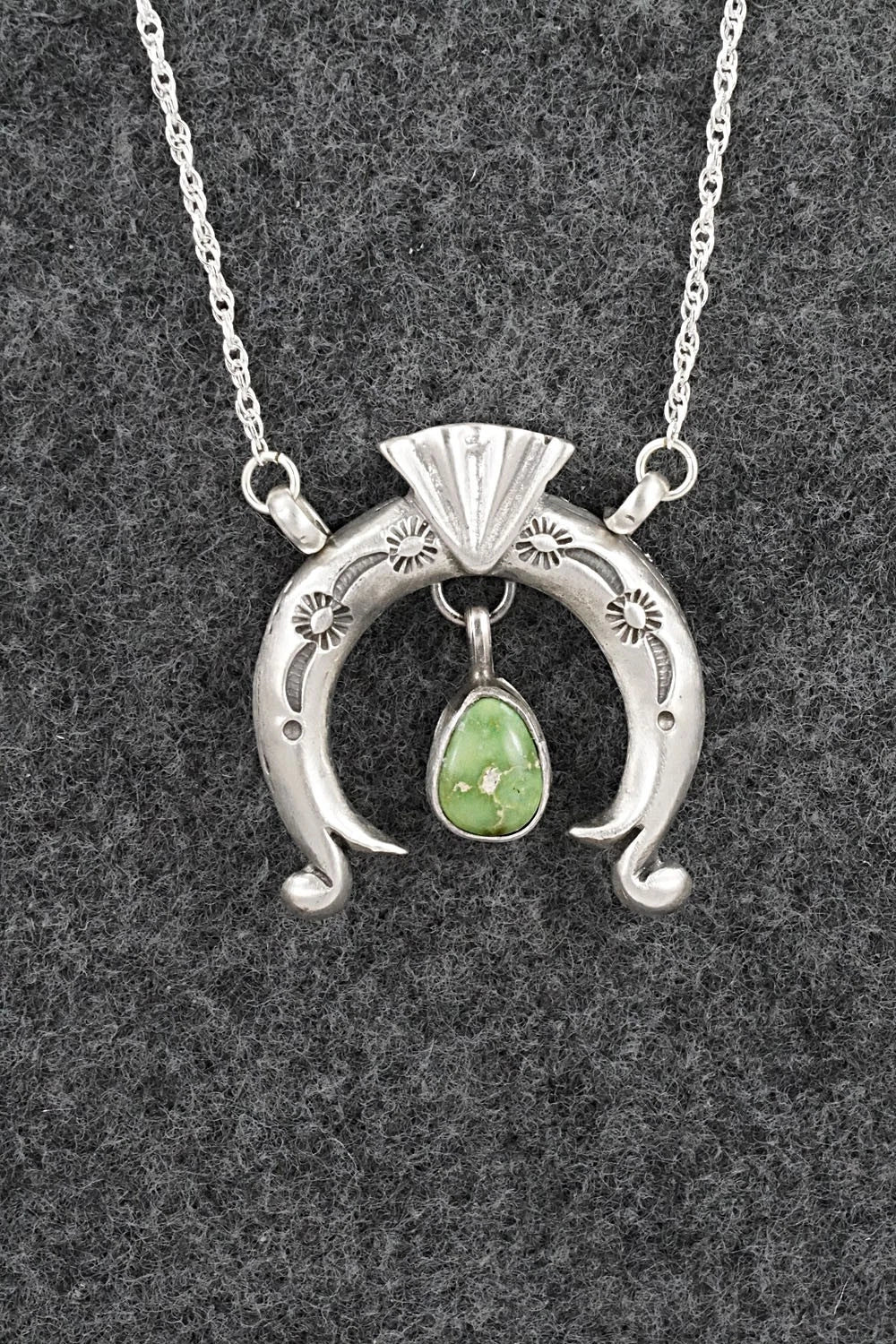 Turquoise & Sterling Silver Necklace - Gary Shorty