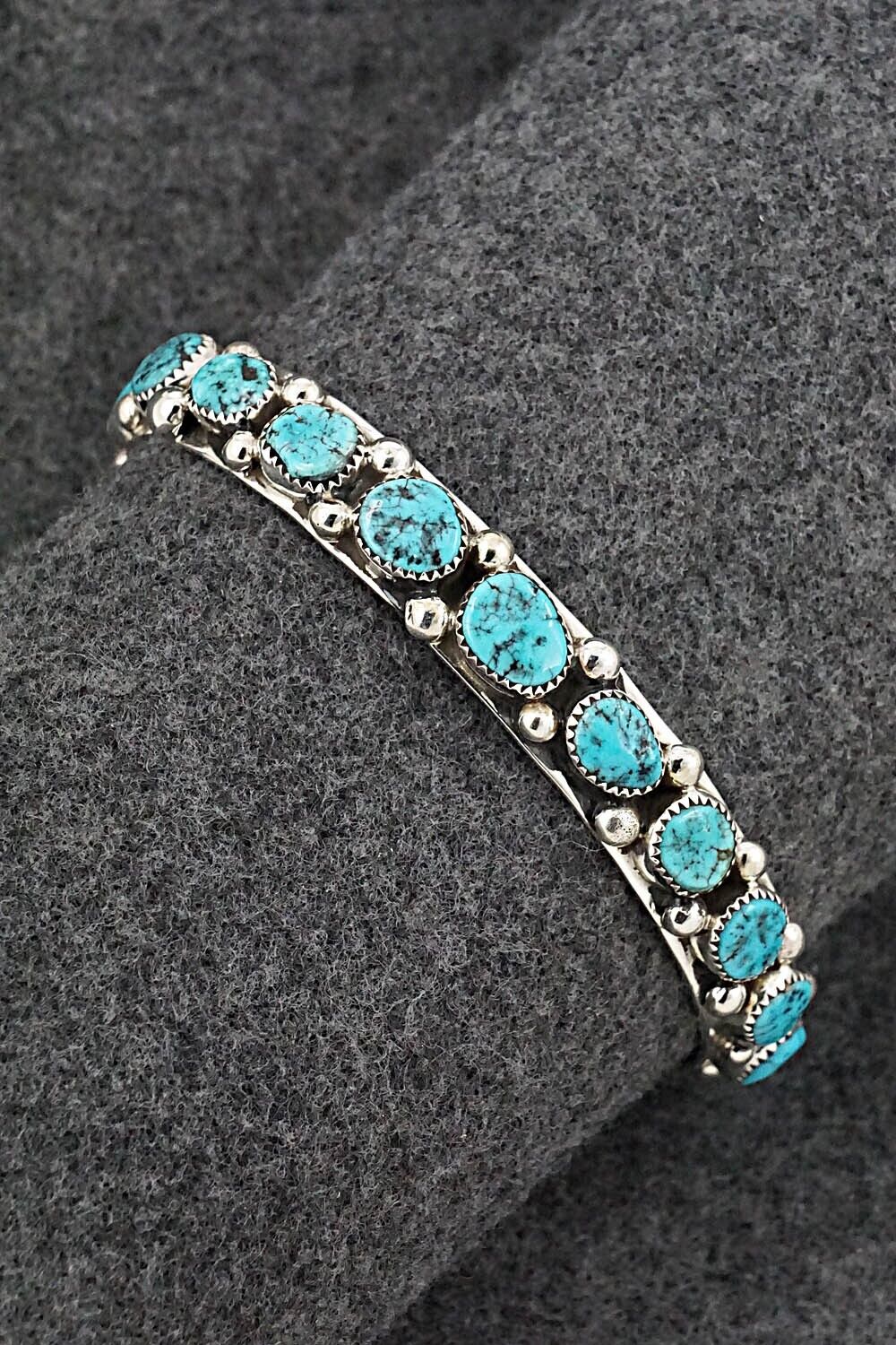 Turquoise & Sterling Silver Bracelet - Darlene Begay