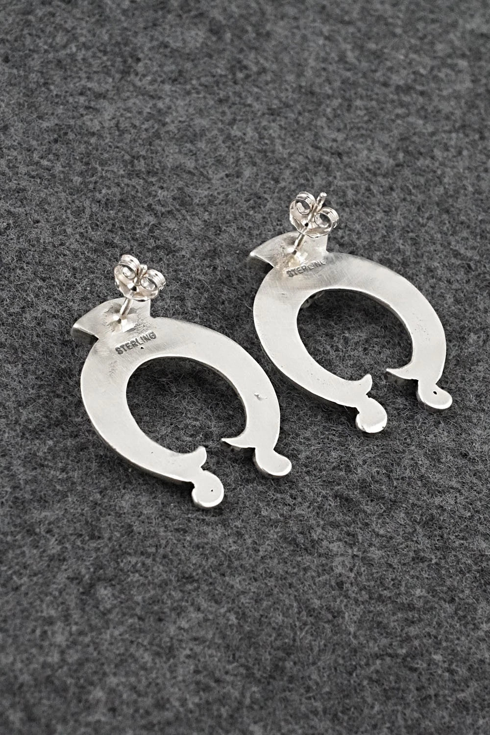 Turquoise & Sterling Silver Earrings - Adrienne Gordon