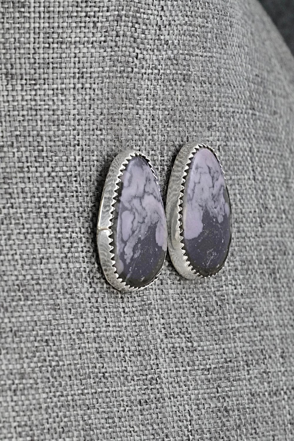 Morado & Sterling Silver Necklace and Earrings Set - Murray Hannaweeka