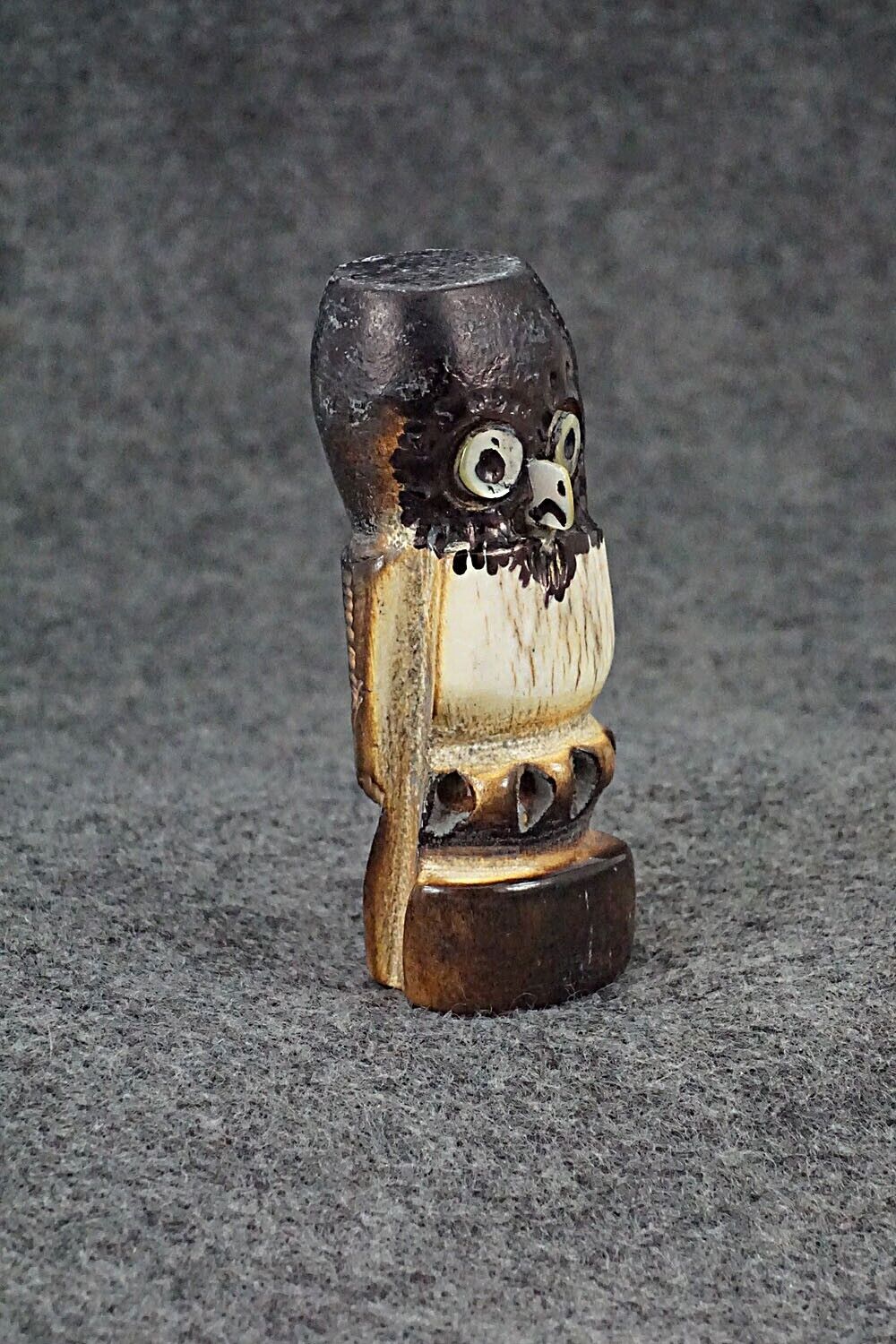 Owl Zuni Fetish Carving - Craig Haloo