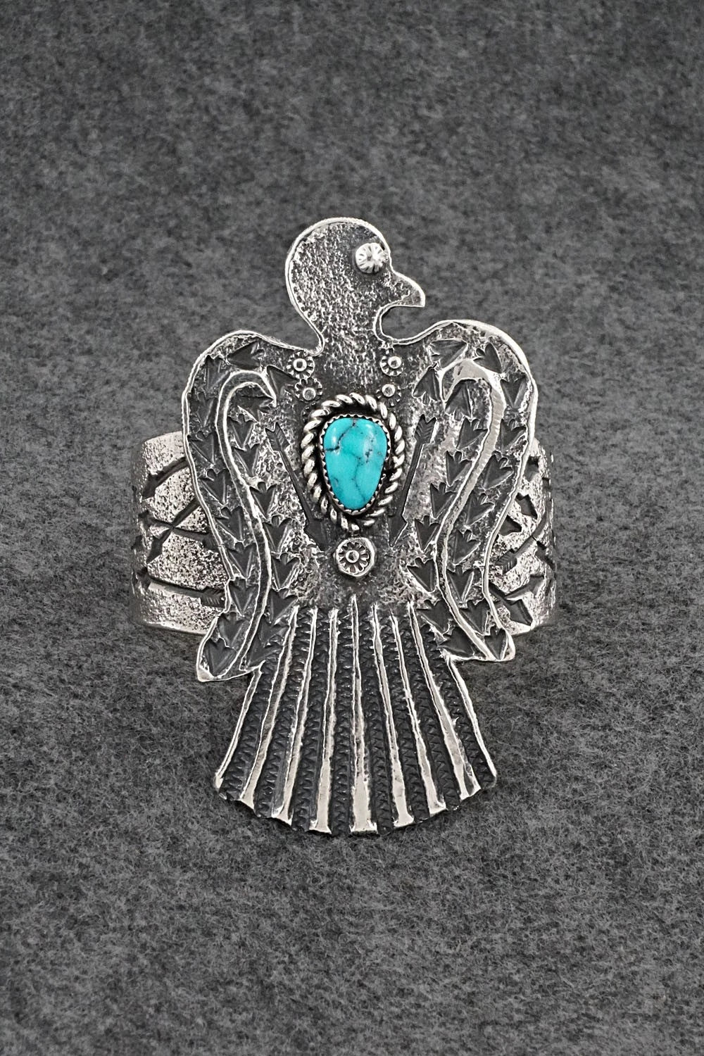 Turquoise & Sterling Silver Bracelet - Delbert Arviso