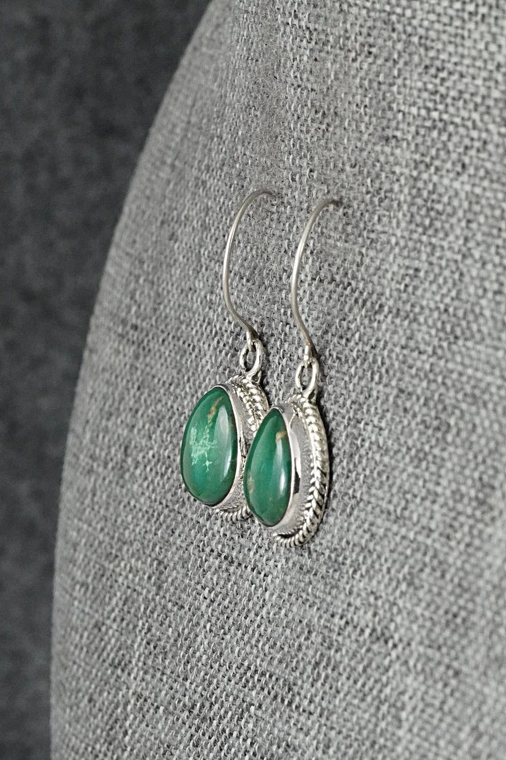 Turquoise & Sterling Silver Earrings - Rosemary Saunders
