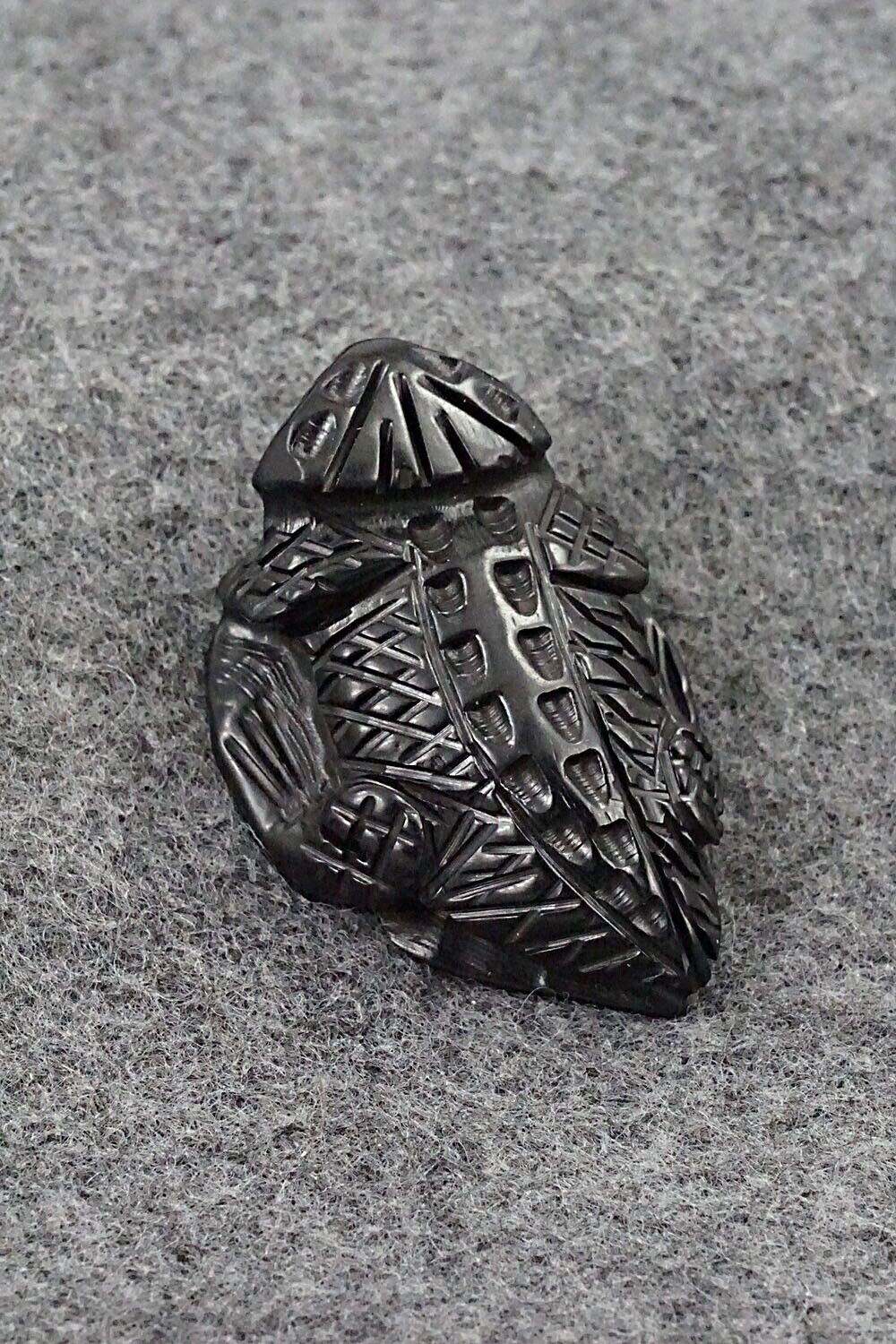 Horned Toad Zuni Fetish Carving - Jensen Charlie