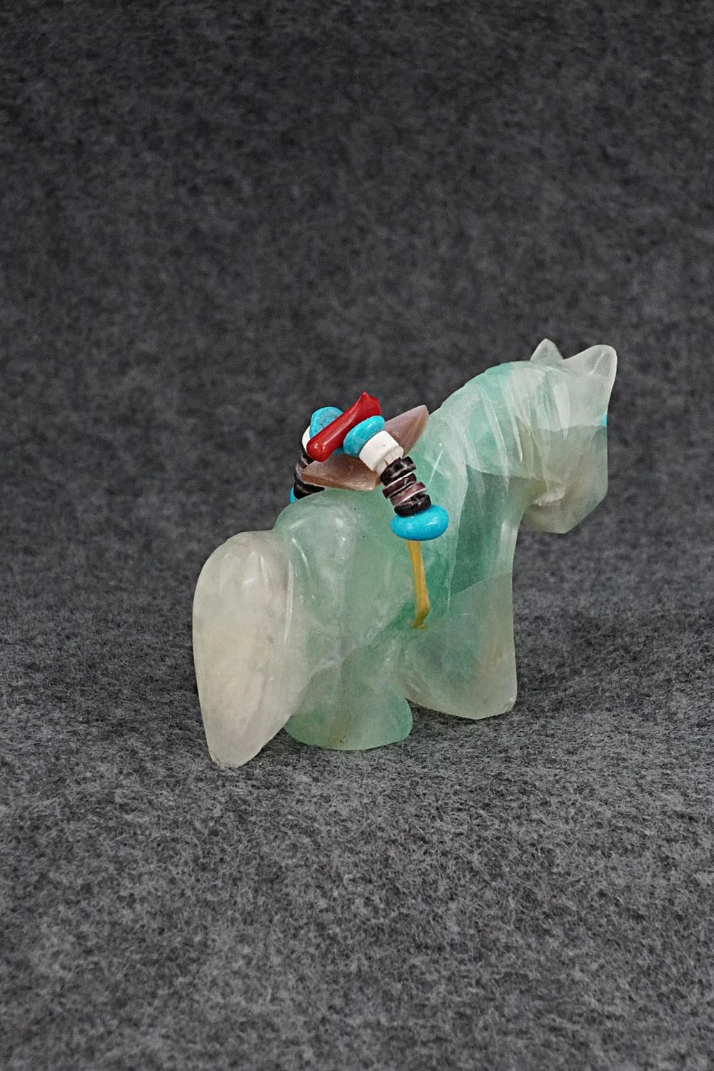 Horse Zuni Fetish Carving - Rodney Laiwakete