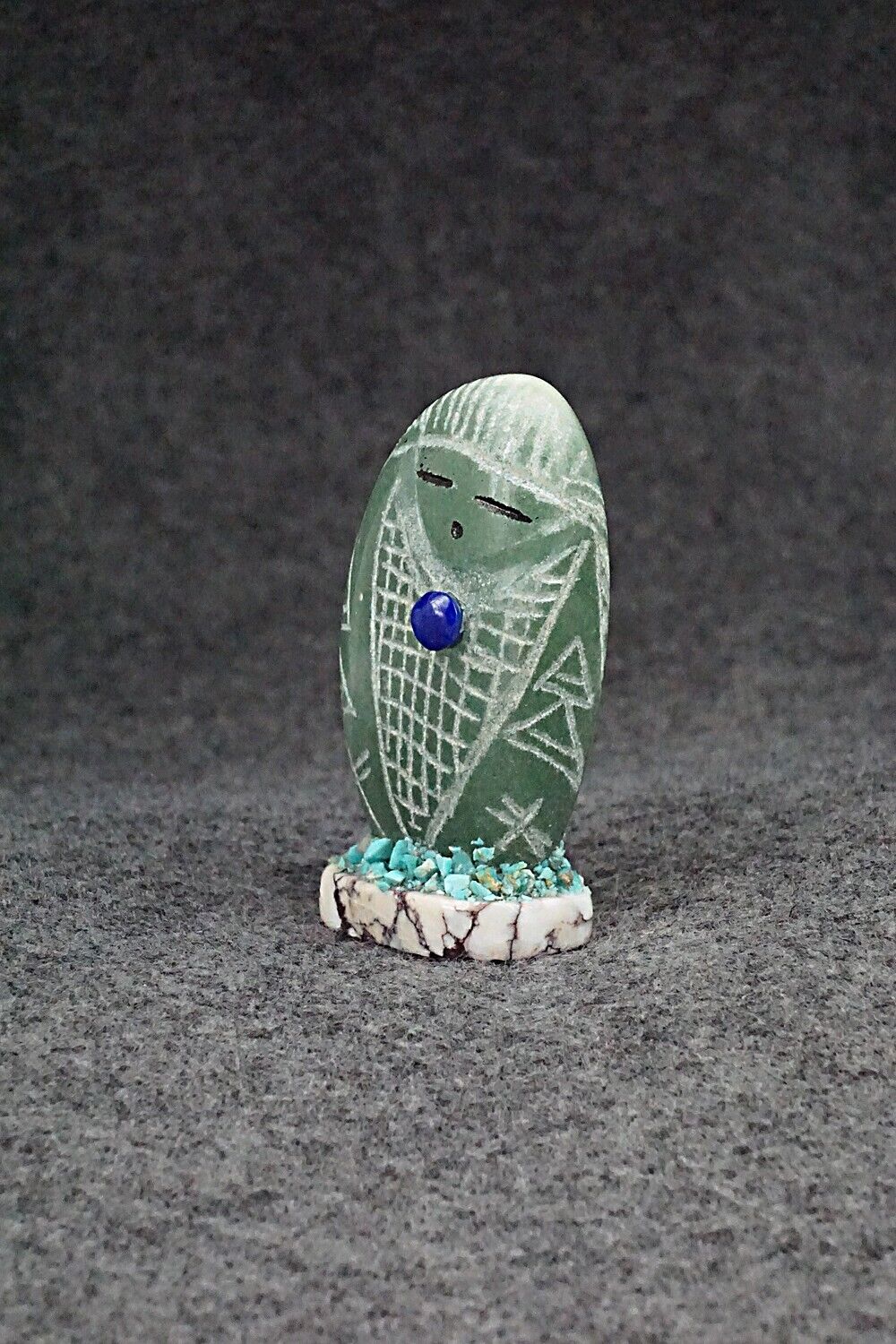 Corn Maiden Zuni Fetish Carving - Daniel Chattin