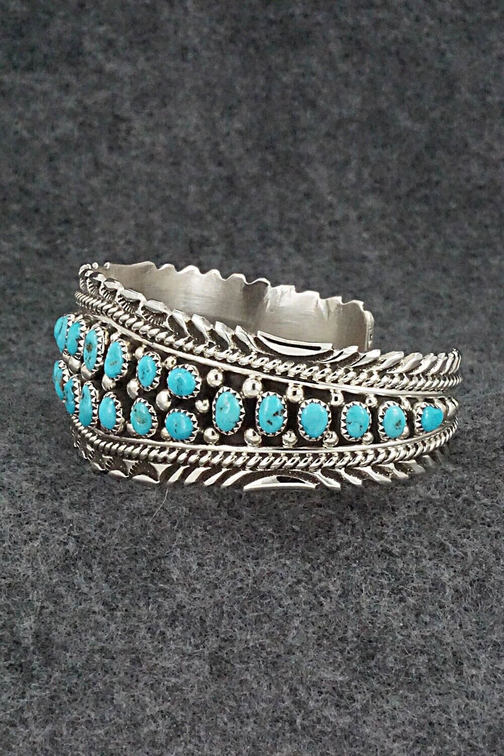 Turquoise & Sterling Silver Bracelet - Tina Jones