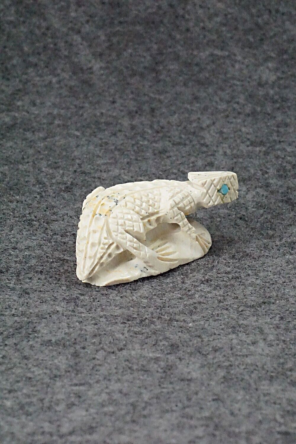 Horned Toad Zuni Fetish Carving - Jensen Charlie