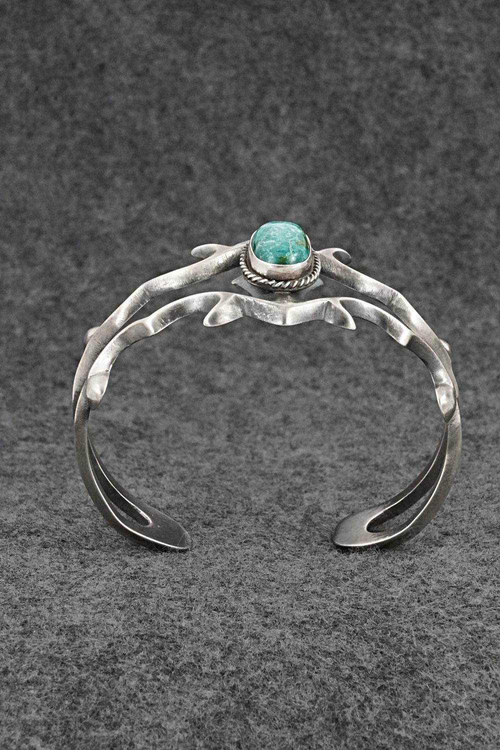 Turquoise & Sterling Silver Bracelet - Eugene Gruber